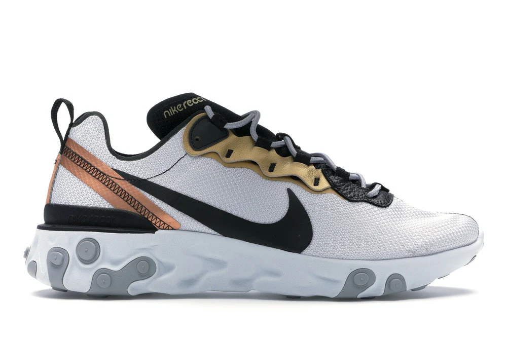 Réplica REACT ELEMENT 55 GOLD RANGER Nike Sneaker