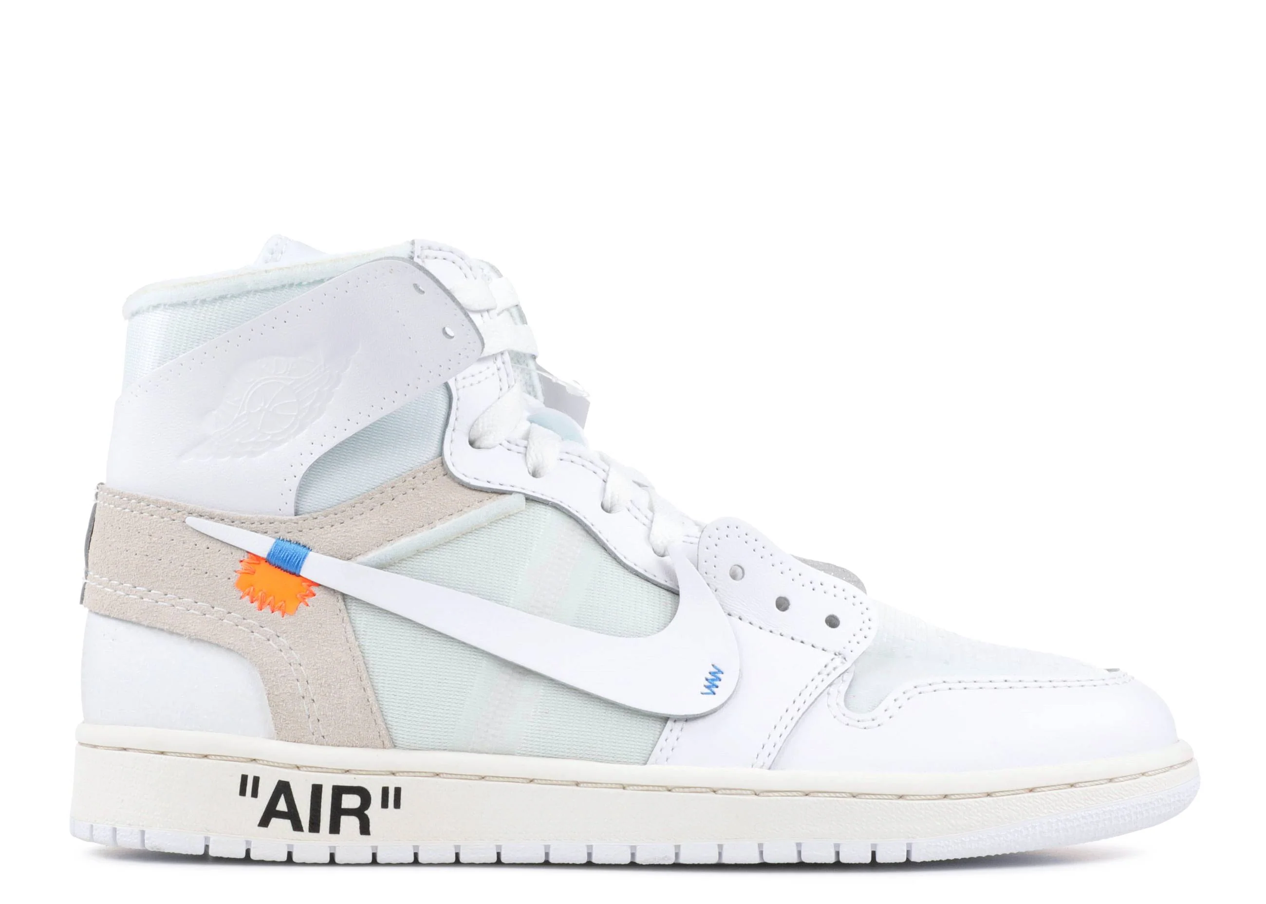 Réplica AIR JORDAN 1 X OFF WHITE RETRO HIGH OG 2018 WHITE Nike Sneaker