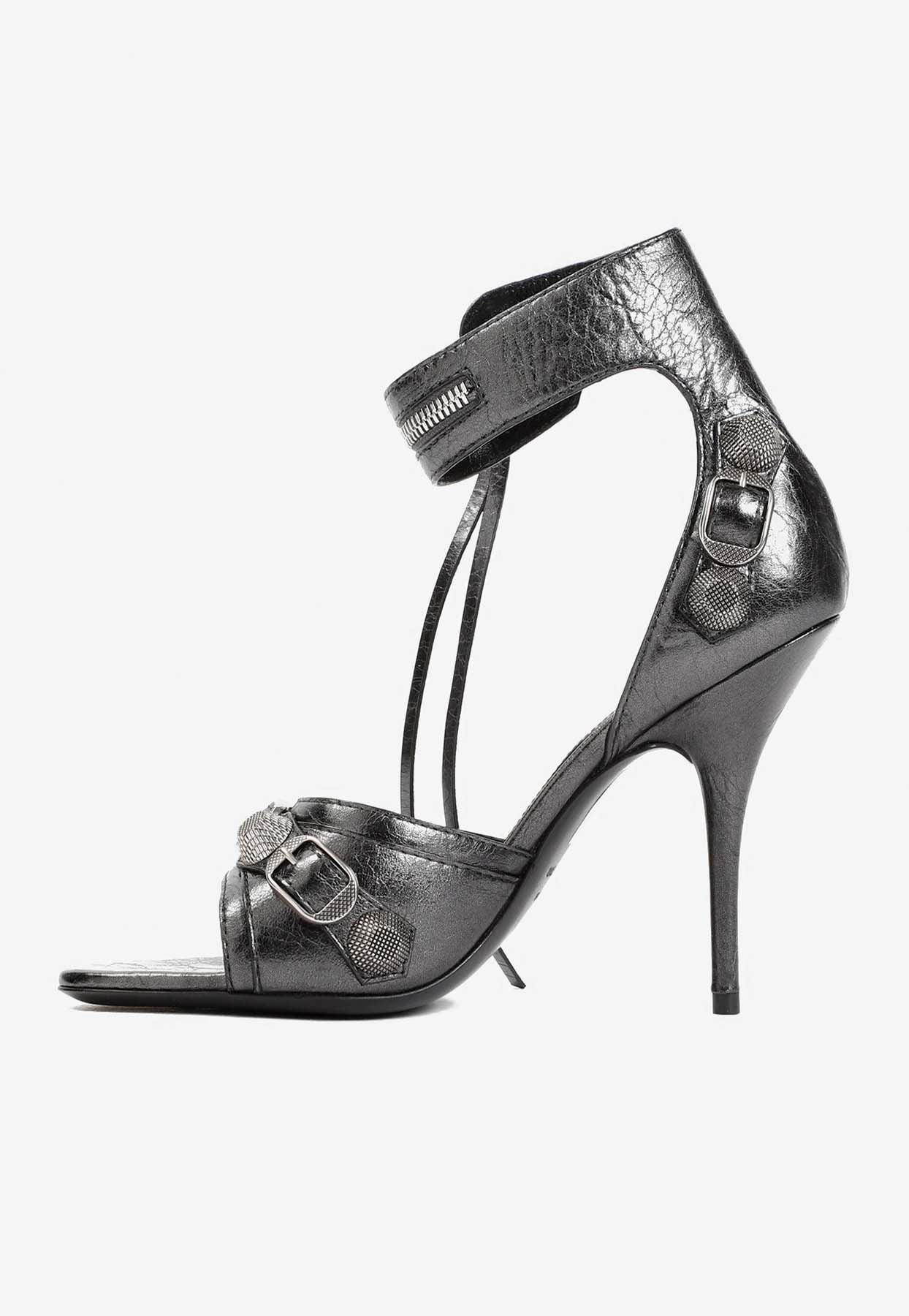 Balenciaga Cagole H110 Leather Sandals