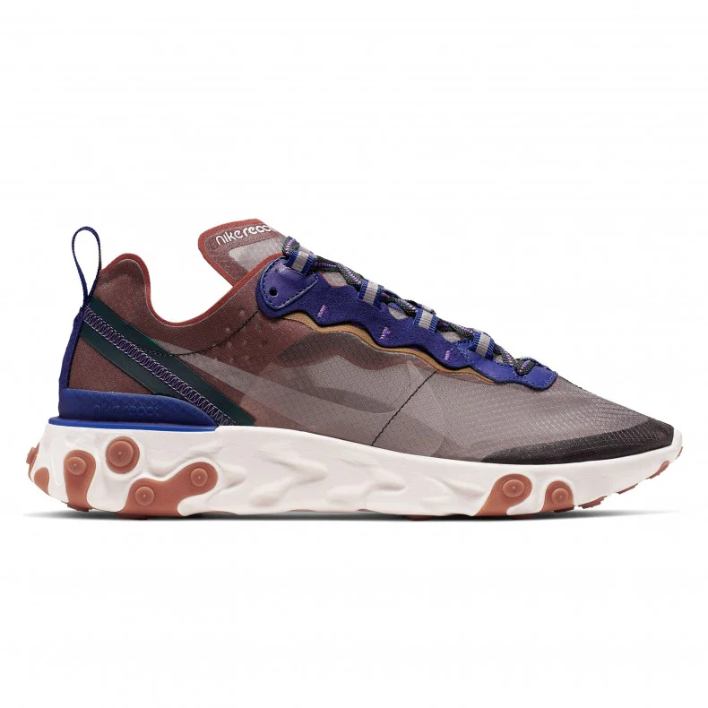 Réplica REACT ELEMENT 87 PEACH, GREY, BLUE & GREEN Nike Sneaker