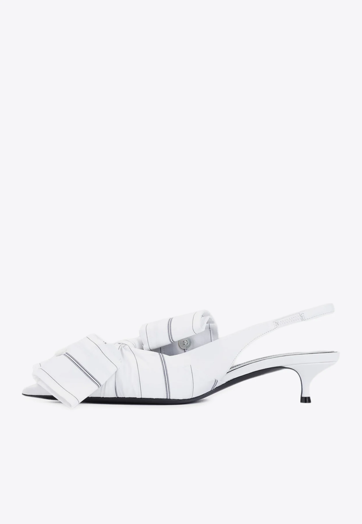 Balenciaga Knife 45 Chemise Slingback Pumps