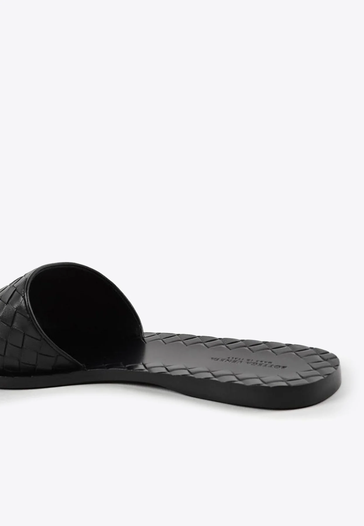 Bottega Veneta Intrecciato Leather Flat Sandals