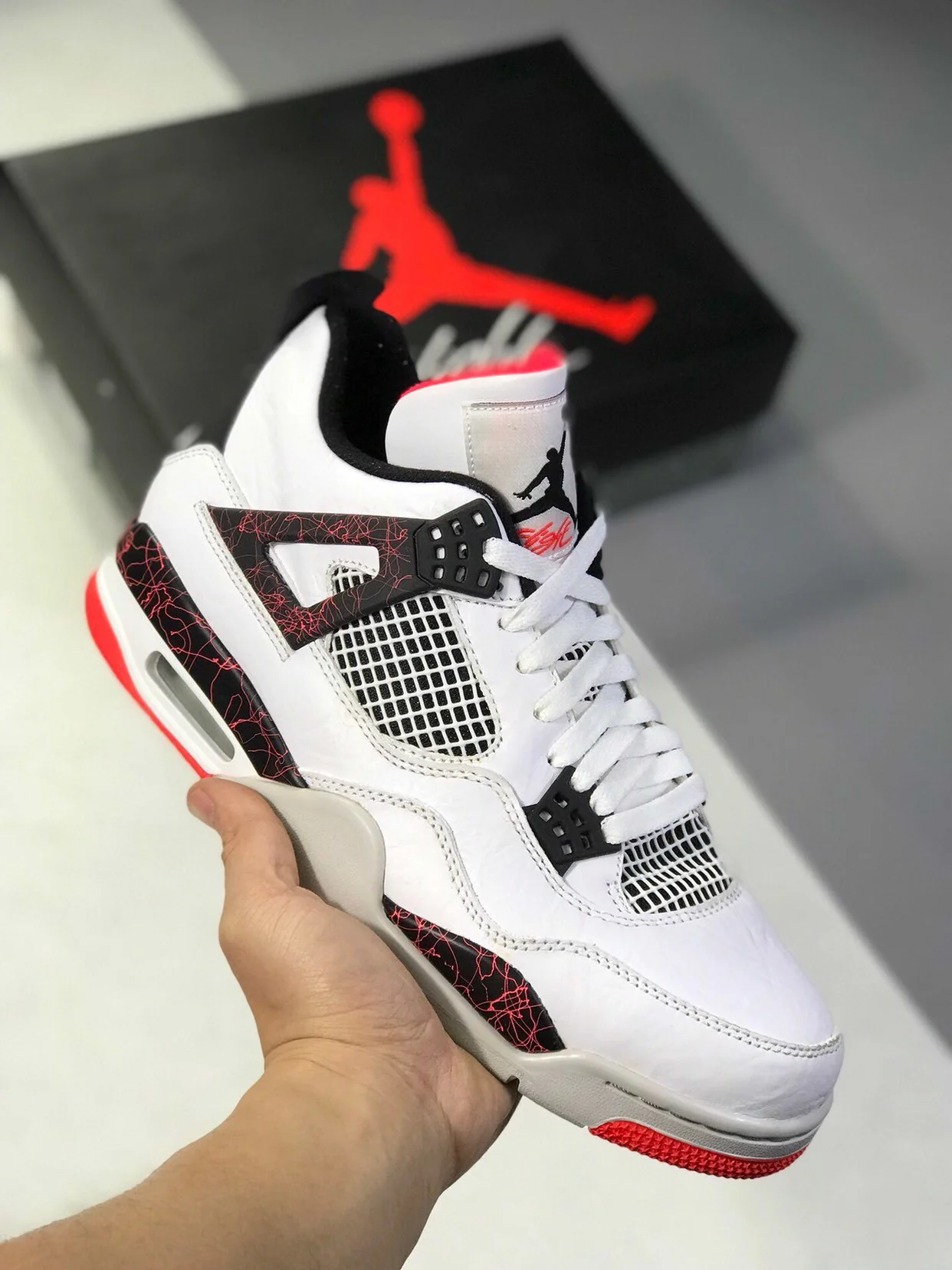 Réplica AIR JORDAN 4 RETRO pale zitron Sneaker