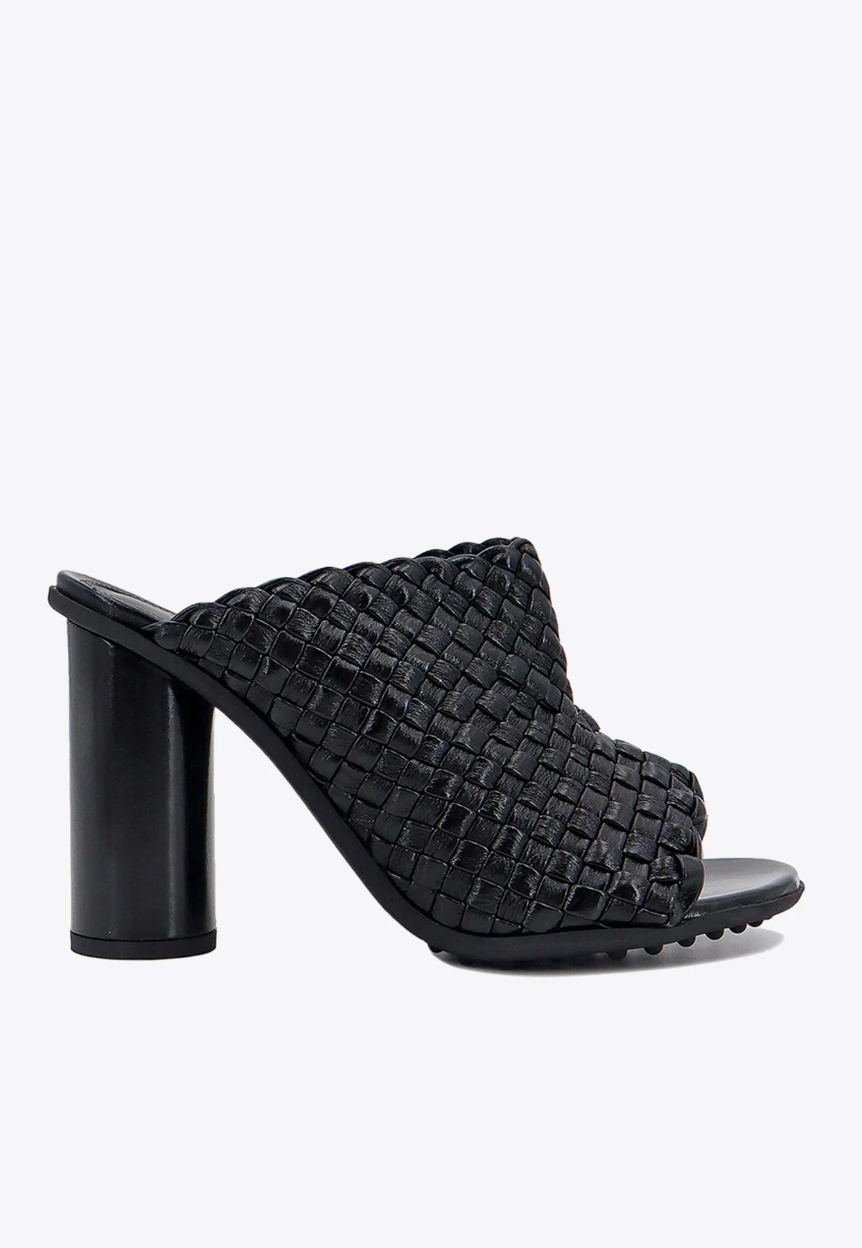 Bottega Veneta Atomic 90 Intreccio Leather Mules