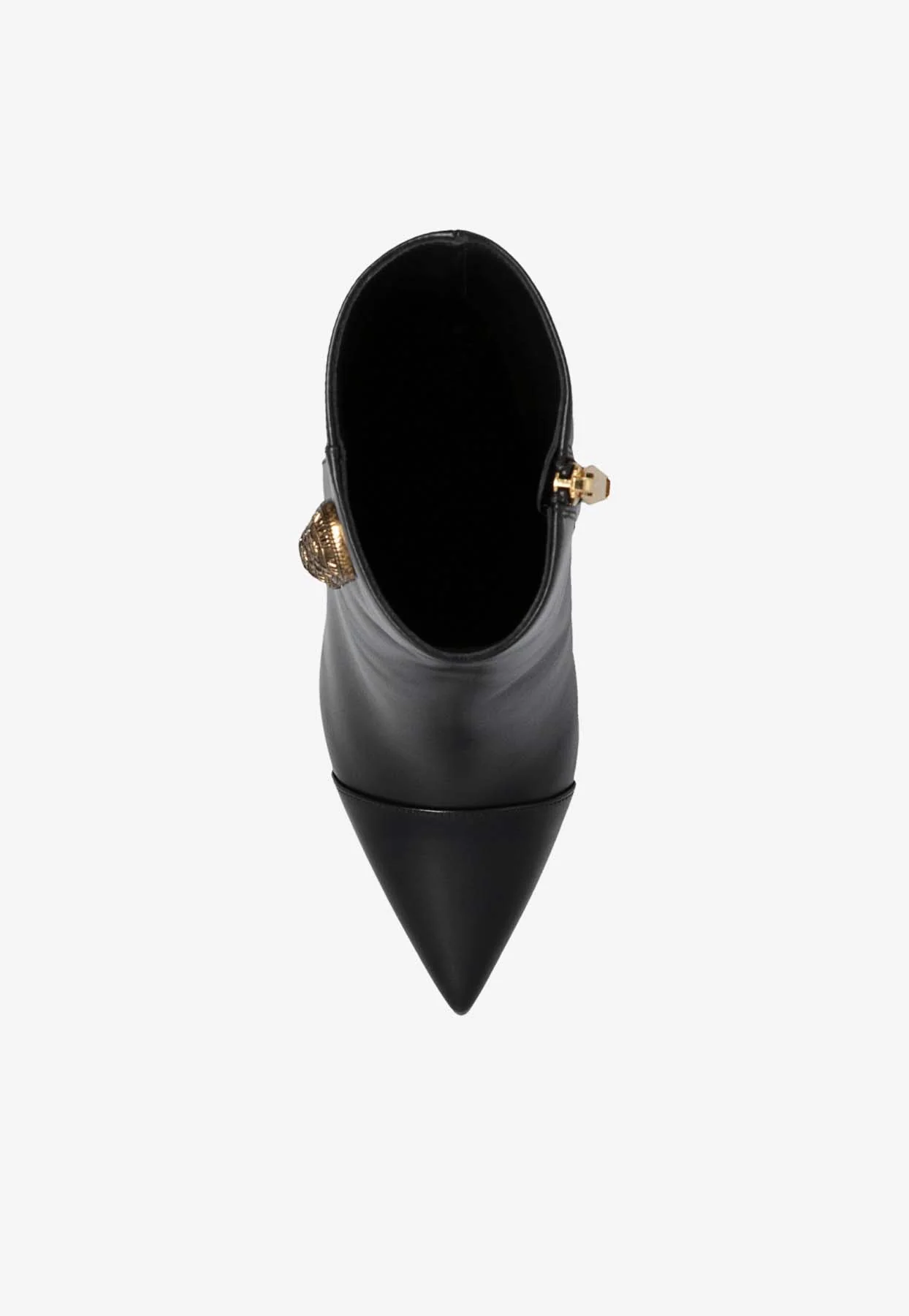 Balmain Roni 95 Leather Ankle Boots