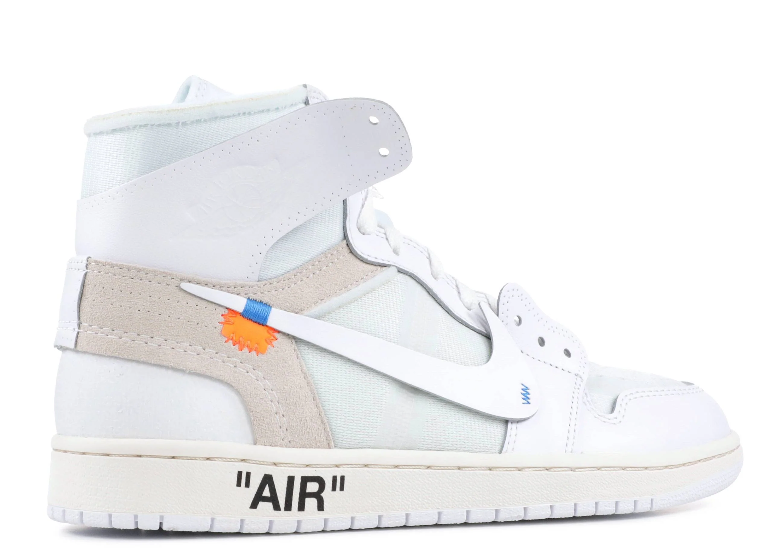 Réplica AIR JORDAN 1 X OFF WHITE RETRO HIGH OG 2018 WHITE Nike Sneaker