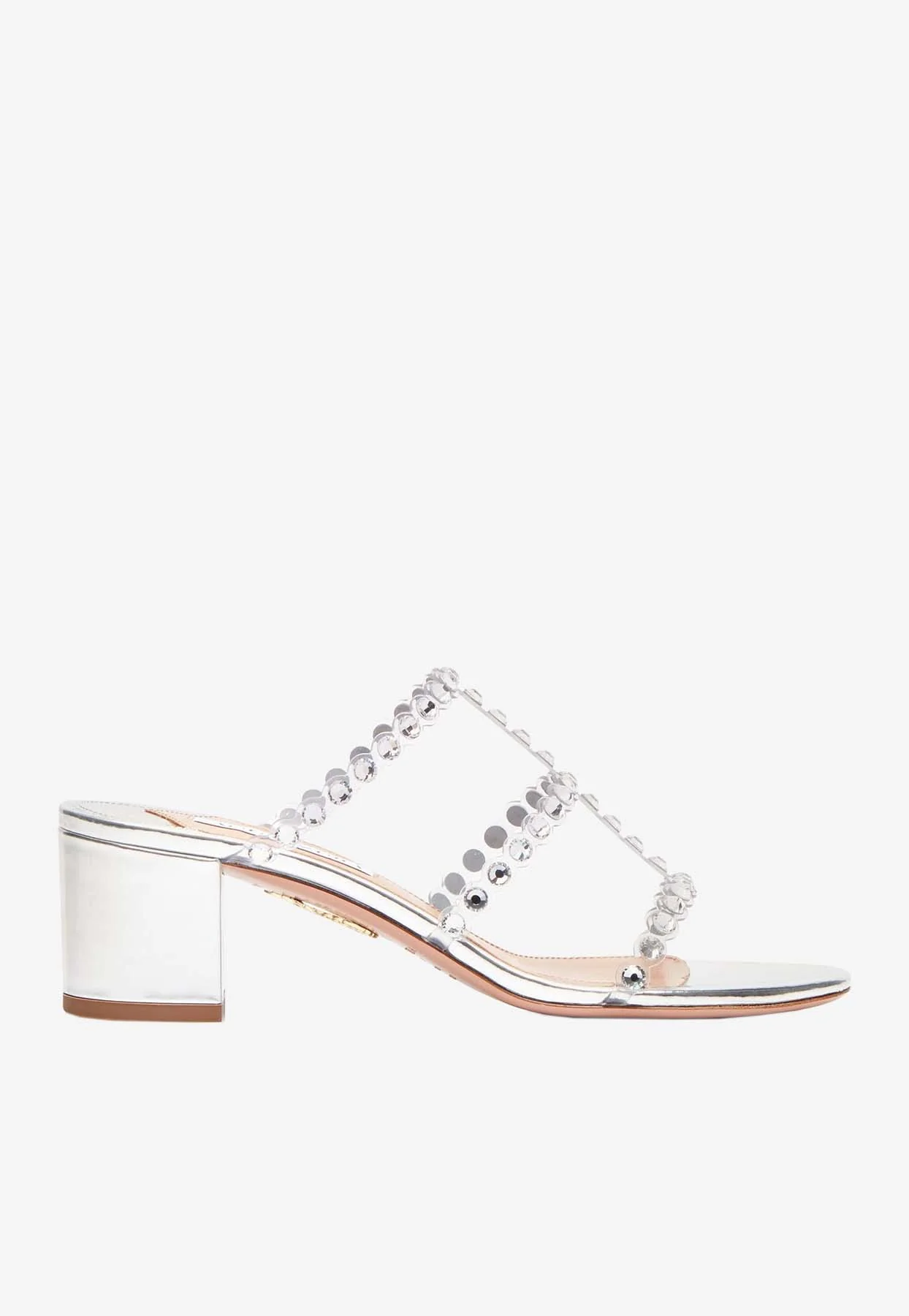 Aquazzura Tequila 50 Leather Sandals Women Shoes