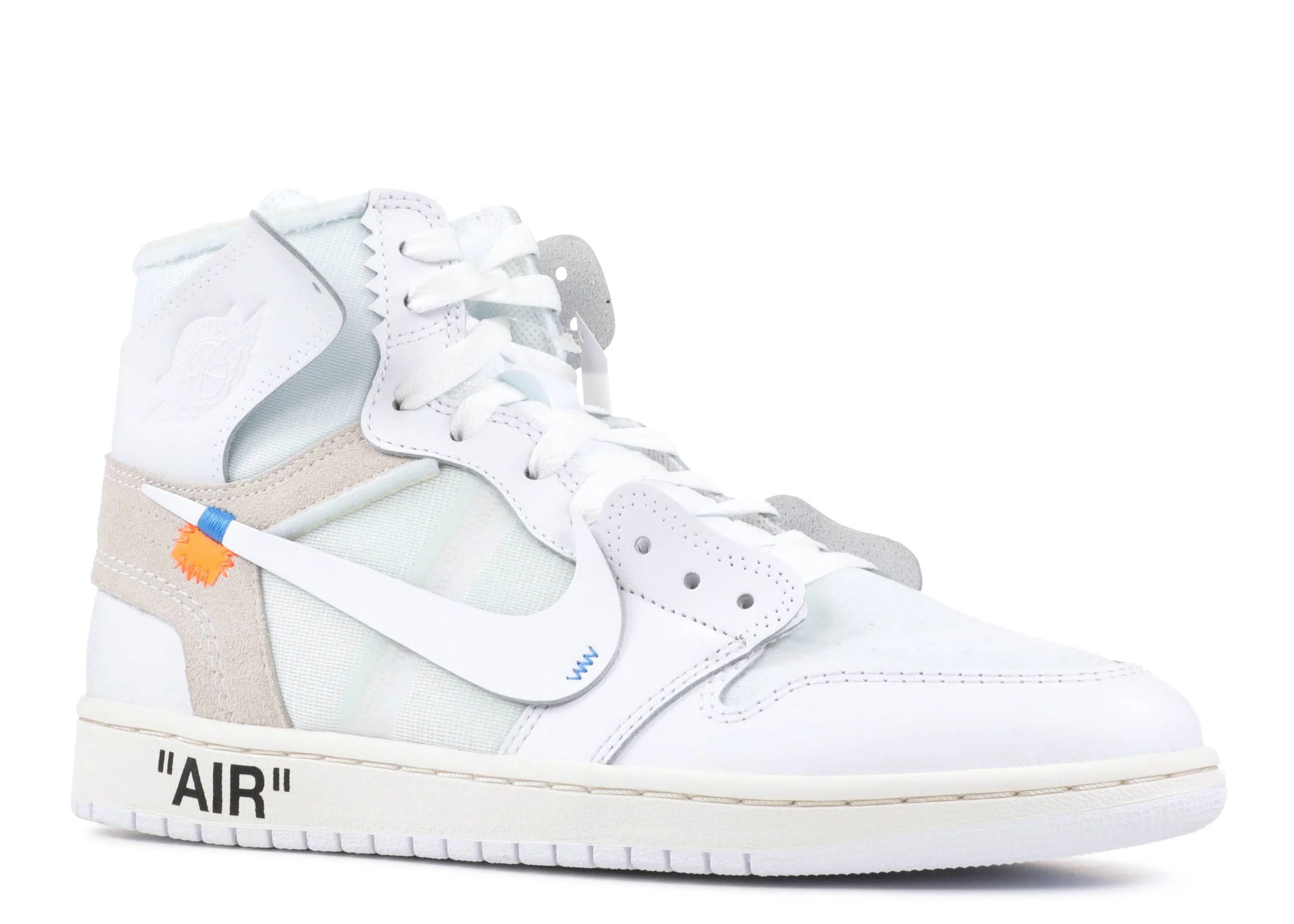 Réplica AIR JORDAN 1 X OFF WHITE RETRO HIGH OG 2018 WHITE Nike Sneaker