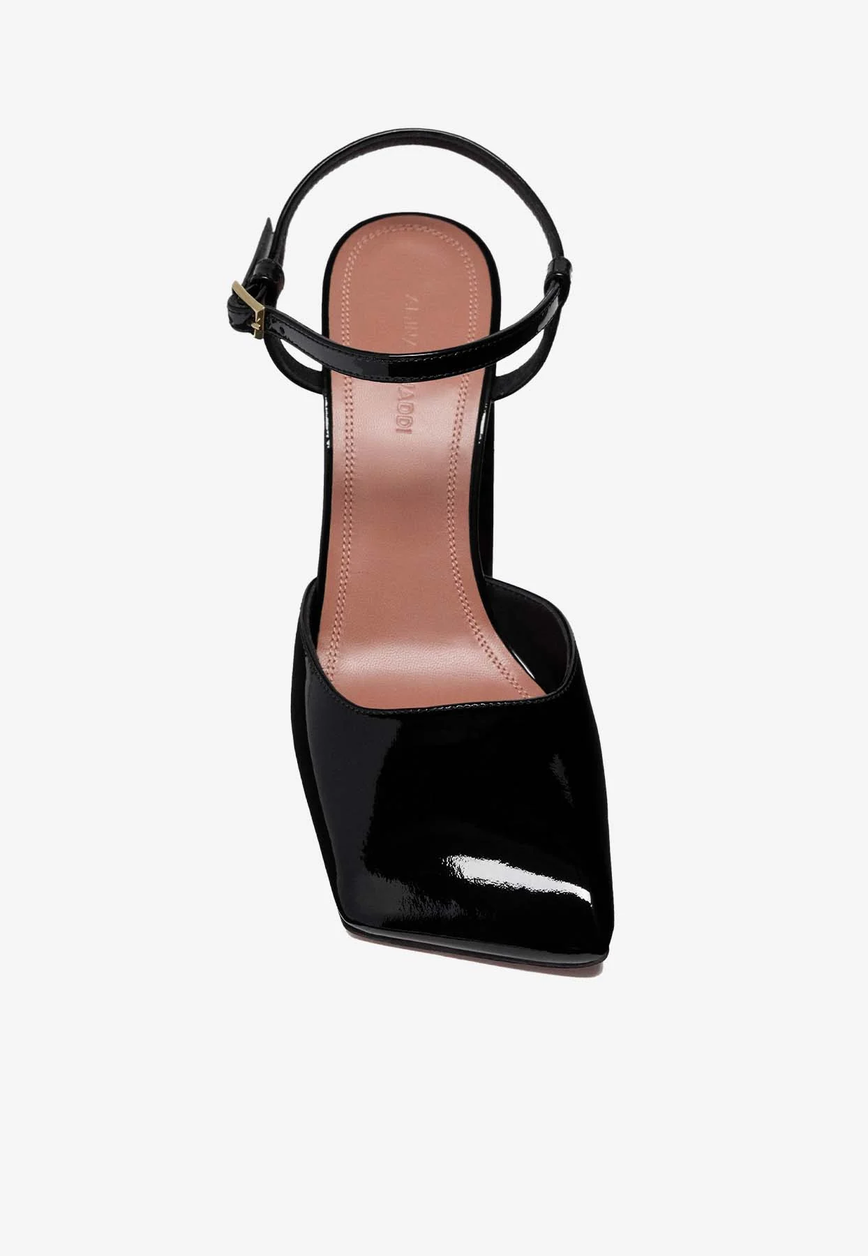 Amina Muaddi Charlotte 95 Pumps in Patent Leather Women Shoes