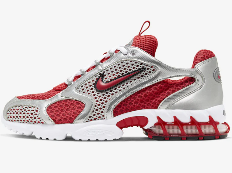 Réplica AIR ZOOM SPIRIDON CAGE 2 STUSSY RED Nike Sneaker