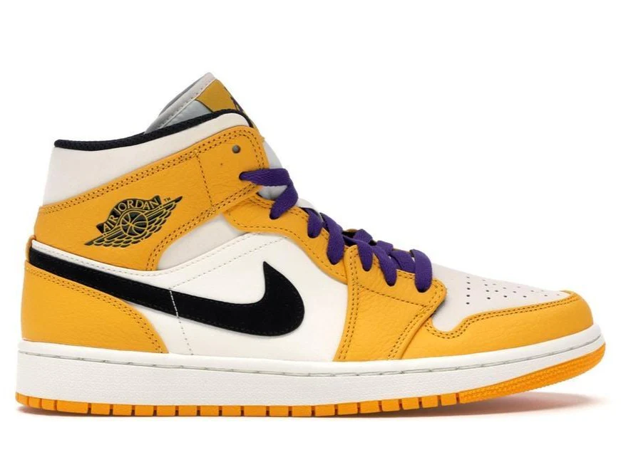 Réplica AIR JORDAN 1 Mid SE LAKERS Sneaker