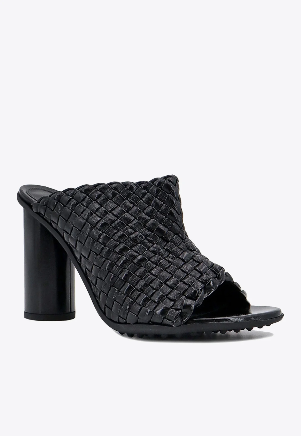 Bottega Veneta Atomic 90 Intreccio Leather Mules