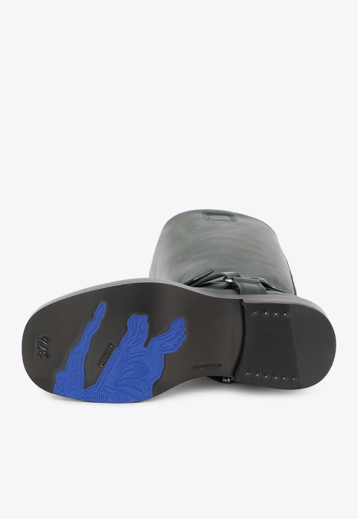 Burberry Saddle Knee-High Boots in Calf Leather