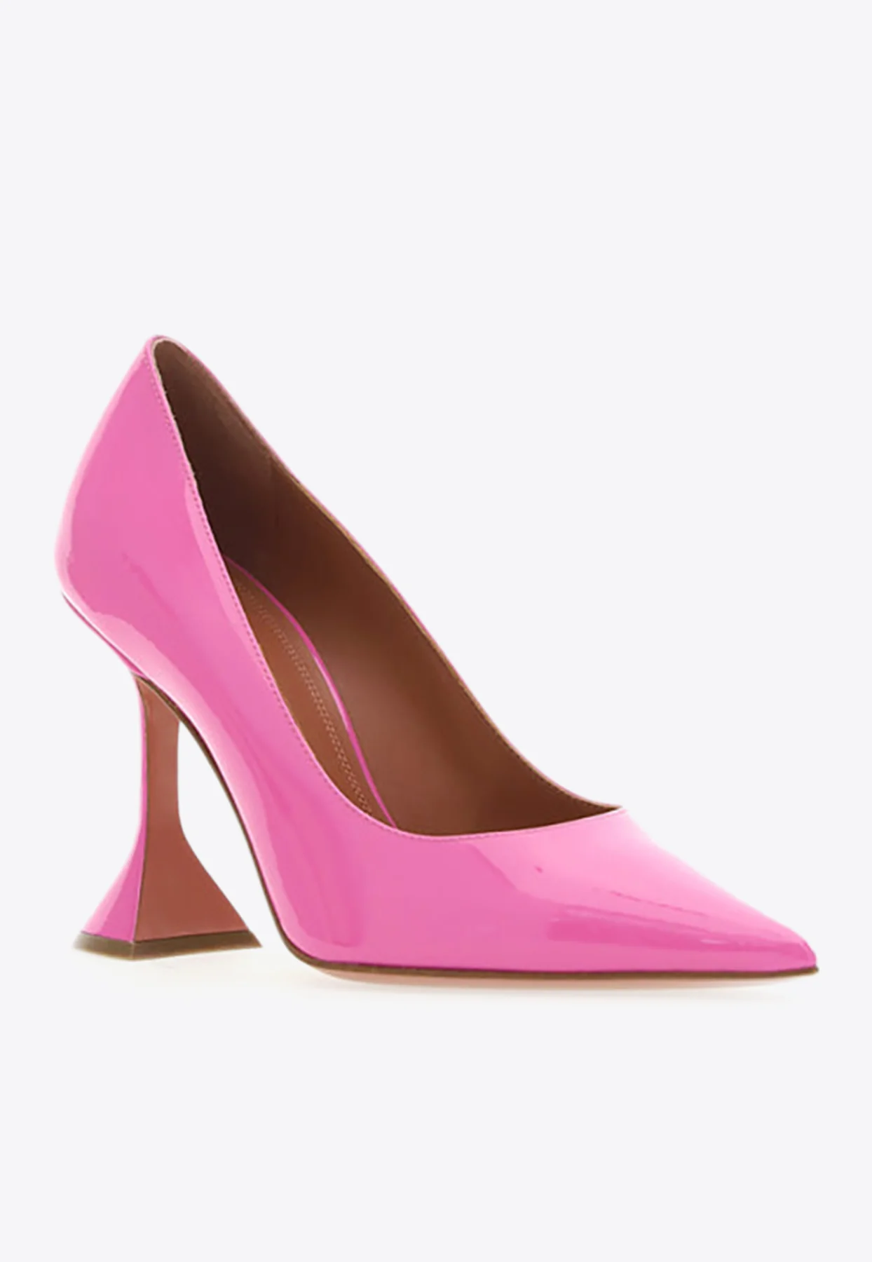 Amina Muaddi Ami 95 Patent Leather Pumps Women Shoes