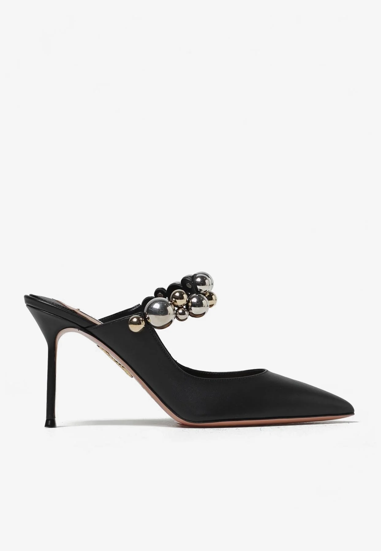 Aquazzura Bubbles 85 Pointed-Toe Mules Women Shoes