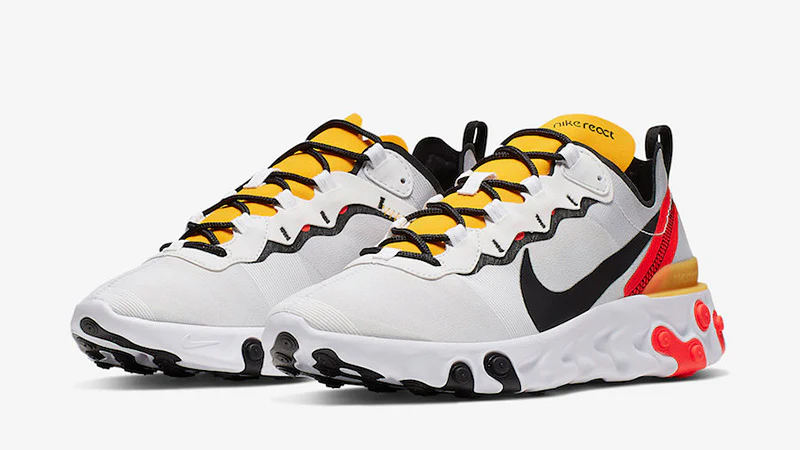 Réplica REACT ELEMENT 55 WHITE YELLOW RED Nike Sneaker