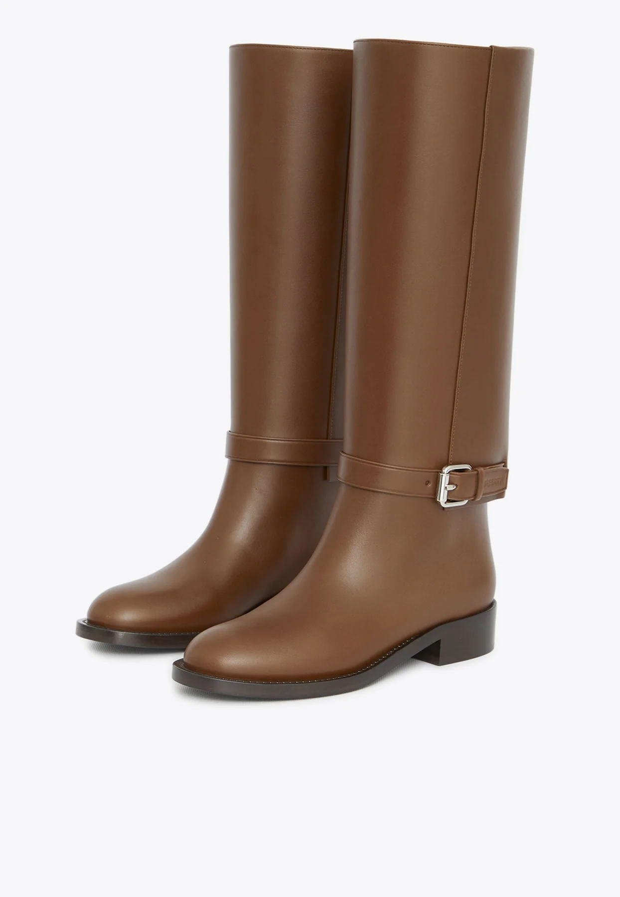 Burberry Emmett Knee-High Leather Boots