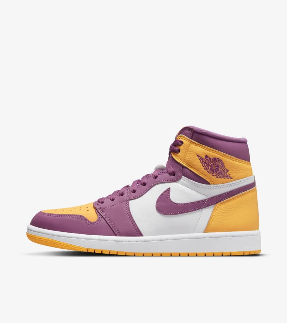 Réplica AIR JORDAN 1 University Gold and Light Bordeaux Nike Sneaker