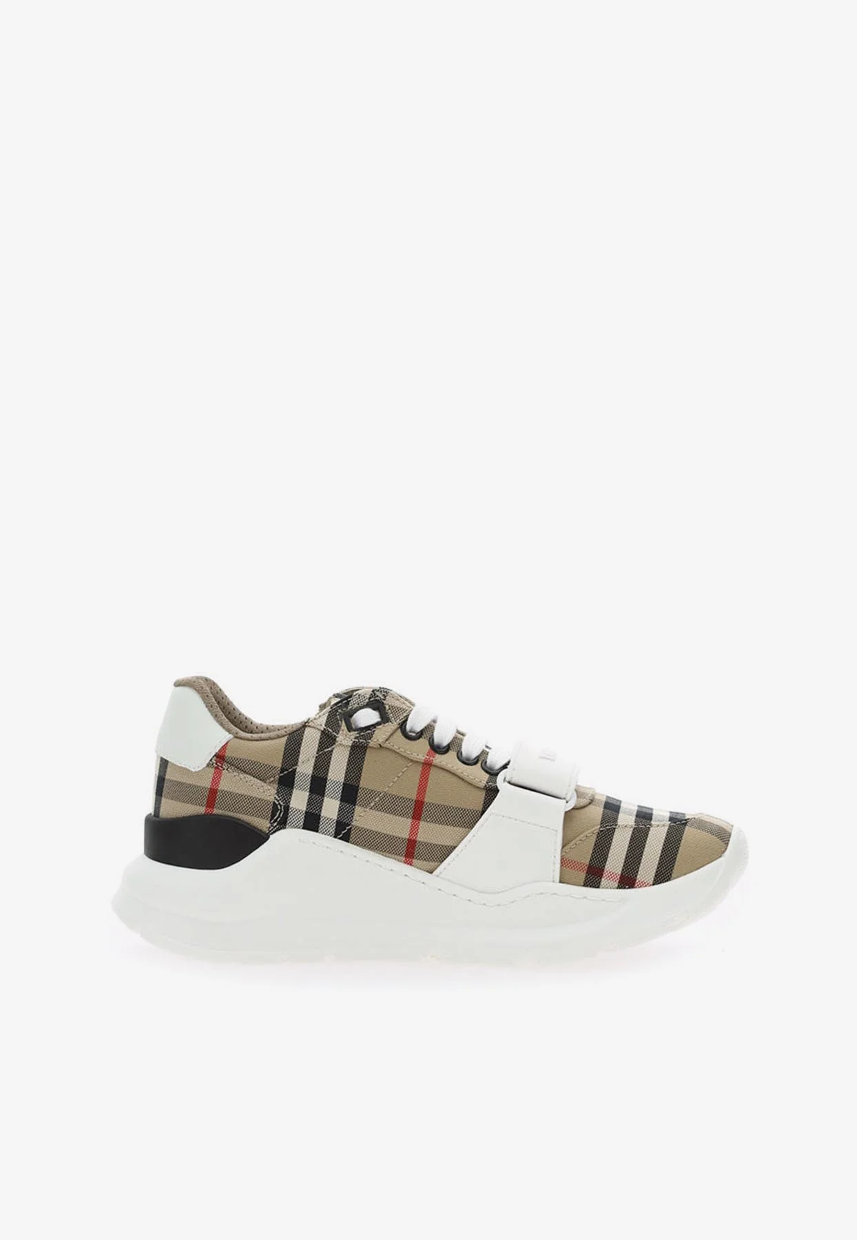 Burberry Checked Regis Low-Top Sneakers