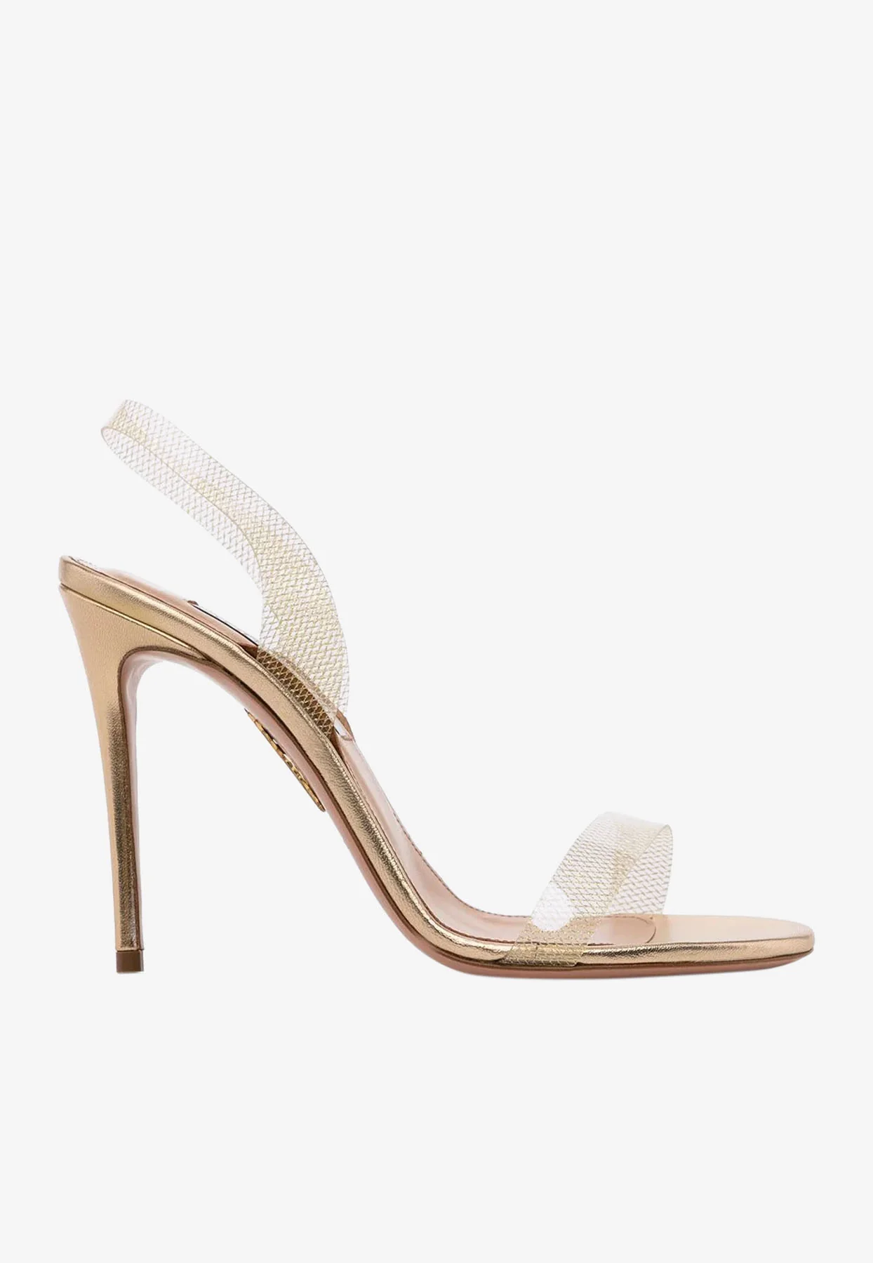 Aquazzura So Nude 105 Plexi Sandals Women Shoes