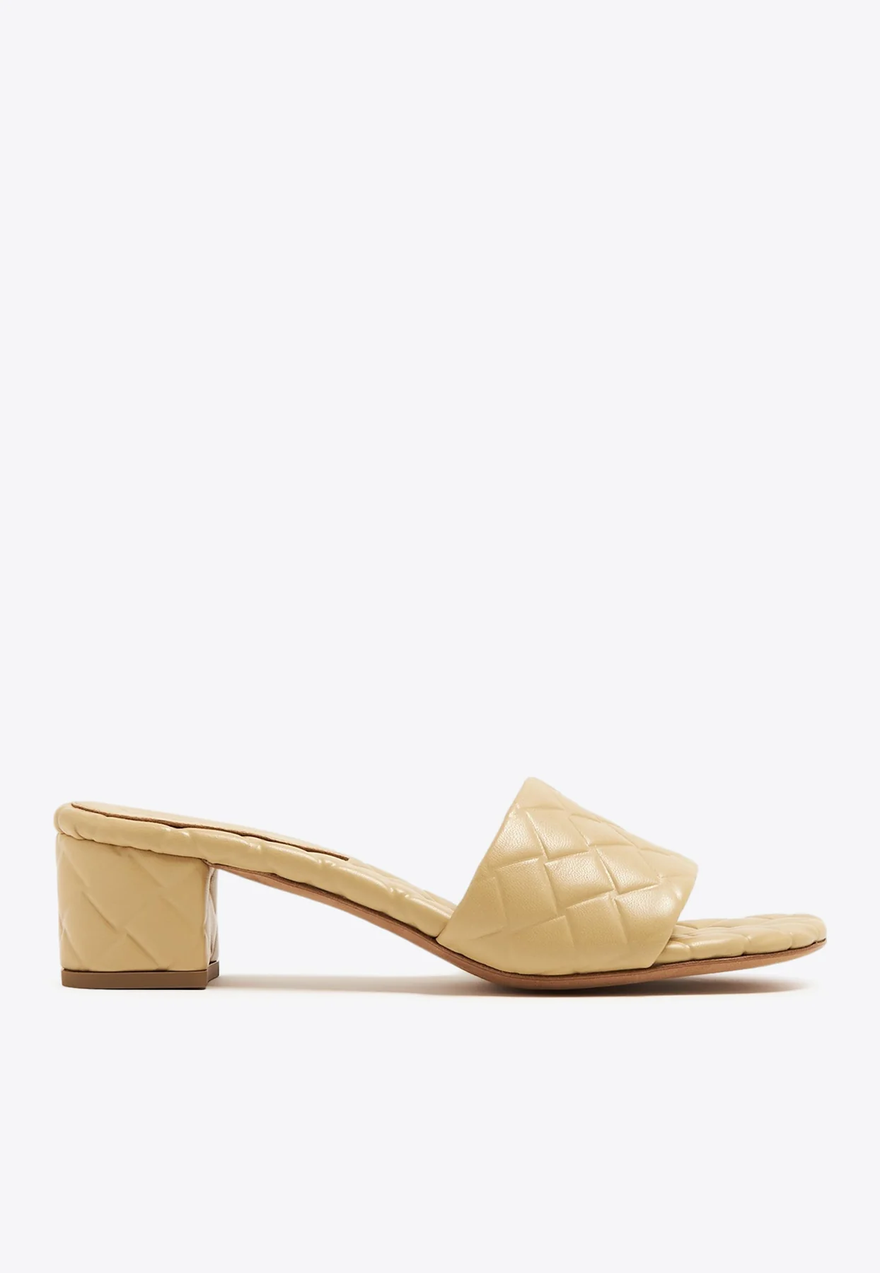 Bottega Veneta Amy 45 Intreccio Leather Mules