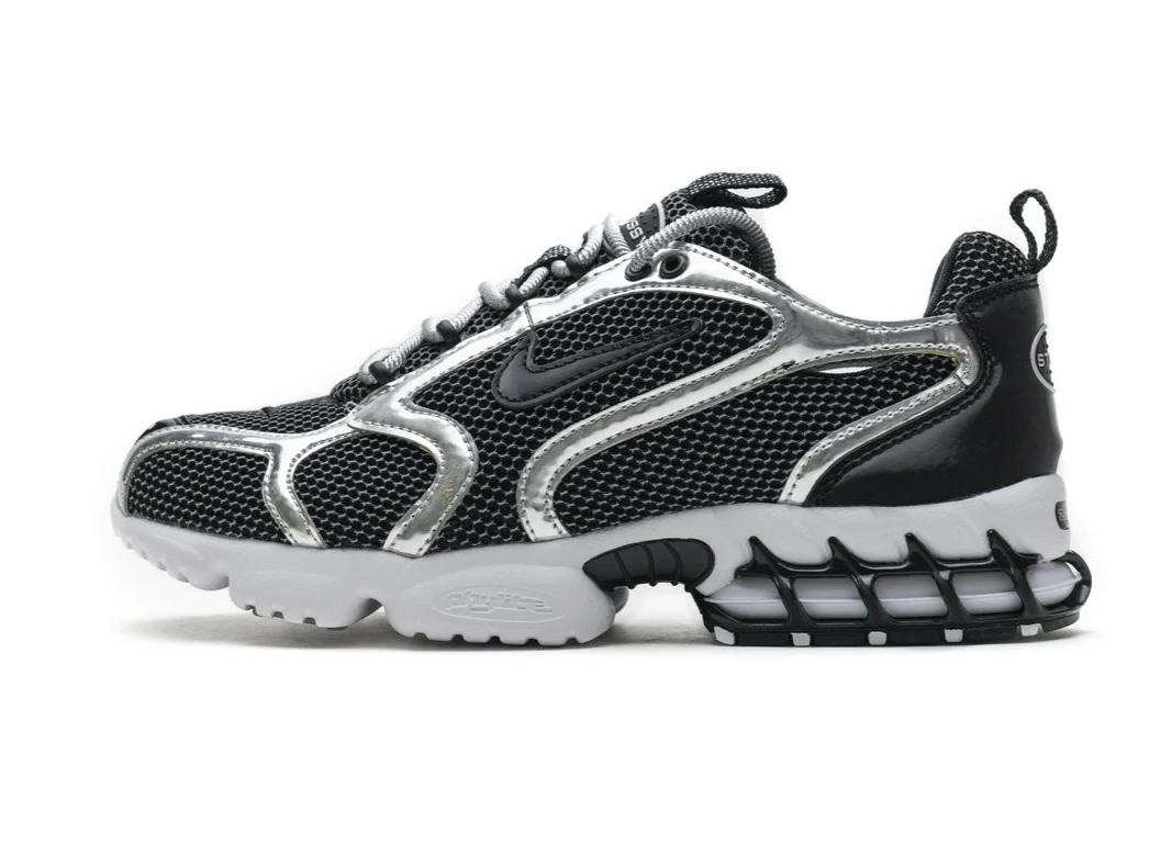 Réplica AIR ZOOM SPIRIDON CAGE 2 STUSSY PLATINIUM Nike Sneaker