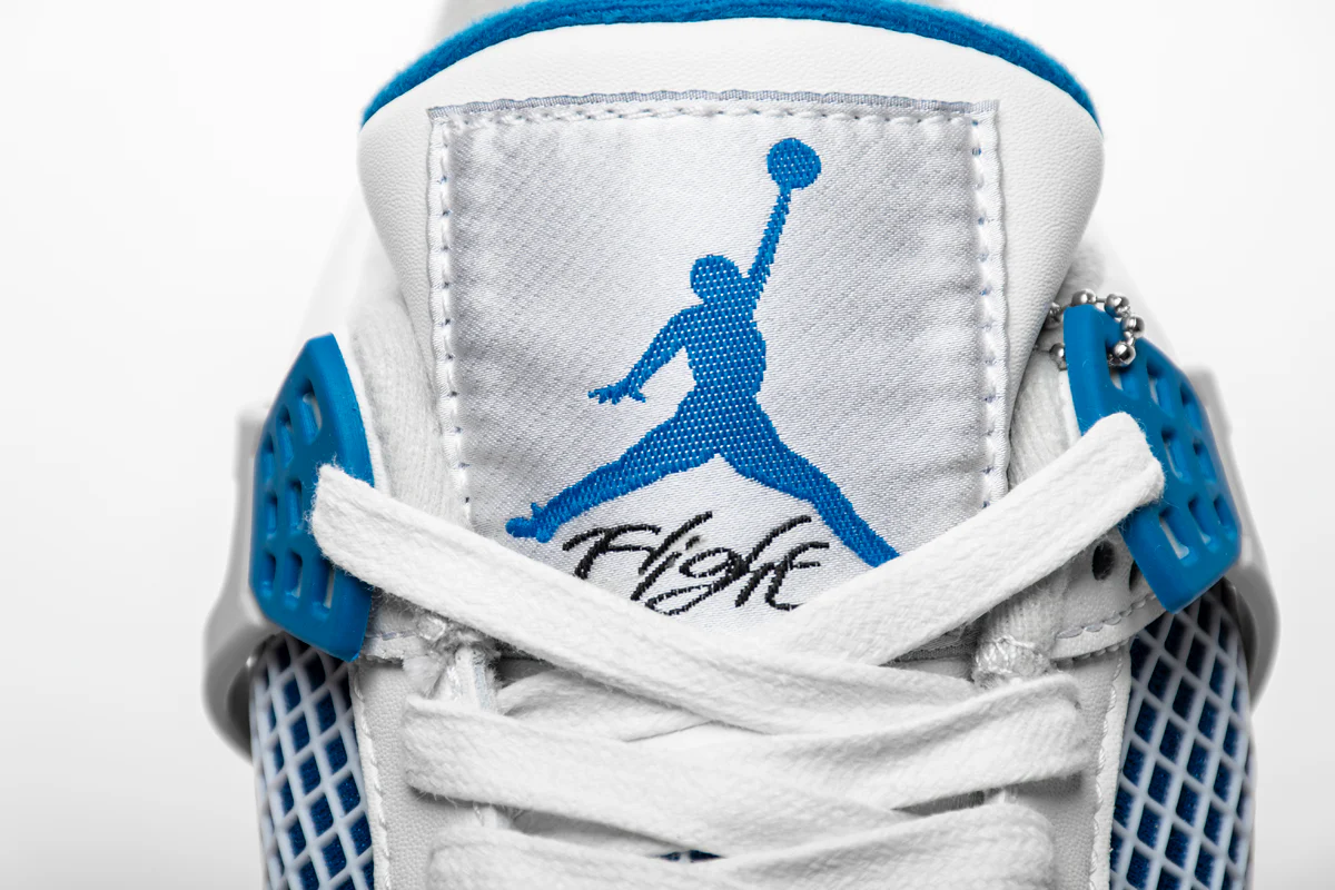 Réplica AIR JORDAN 4 'militare Blue' Sneaker
