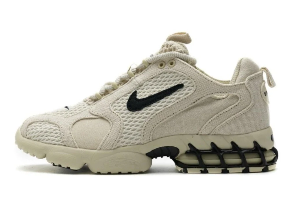 Réplica AIR ZOOM SPIRIDON CAGE 2 STUSSY FOSSIL Nike Sneaker