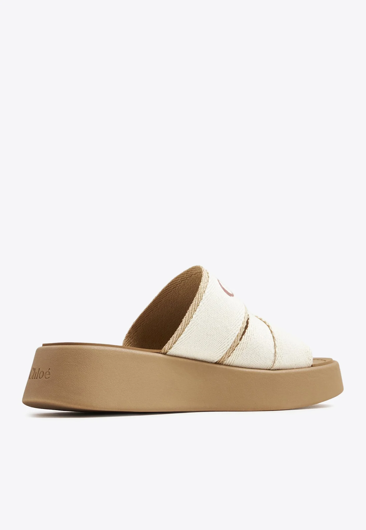 Chloe Mila Logo Flatform Sandals
