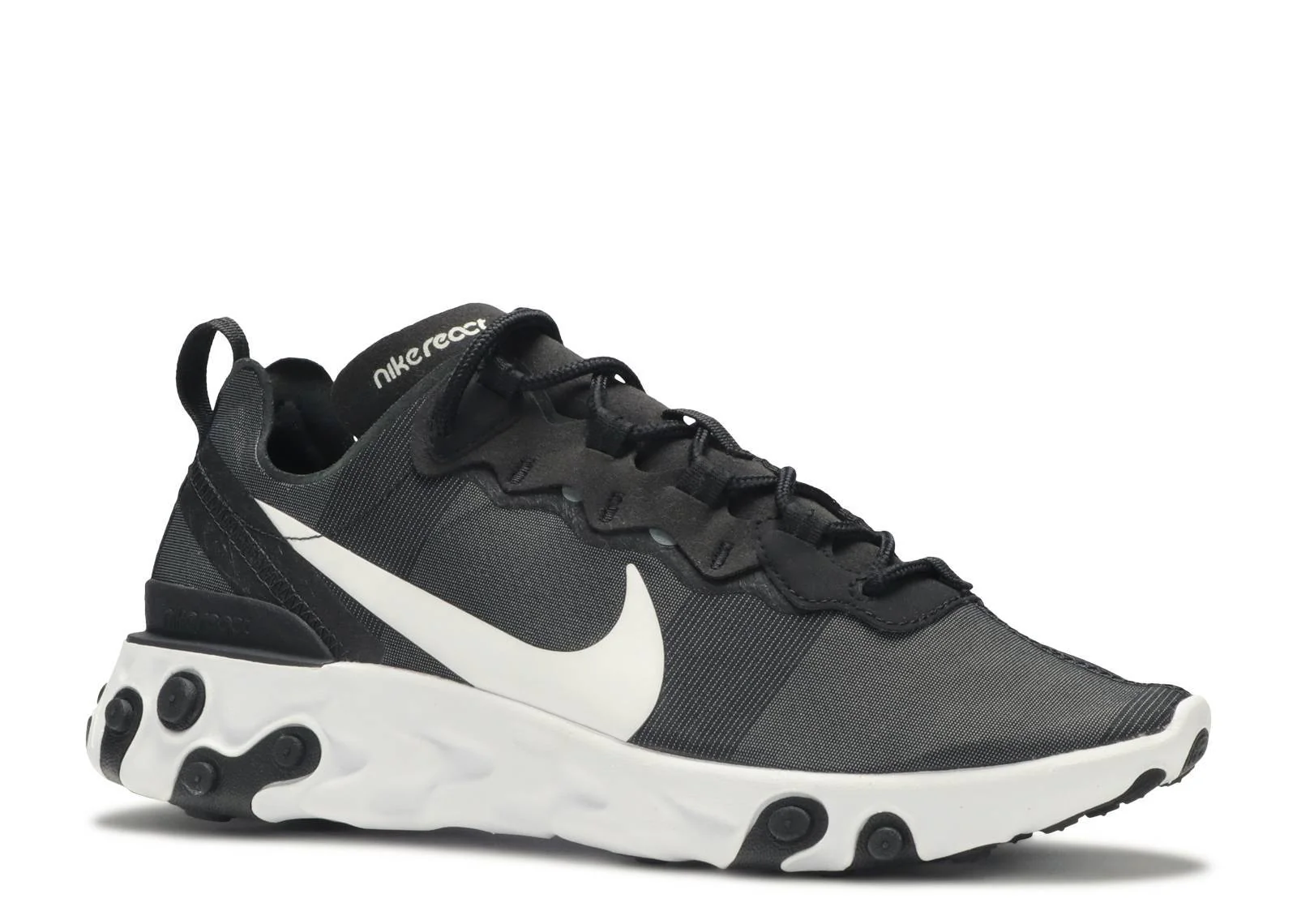 Réplica REACT ELEMENT 55 BLACK WHITE Nike Sneaker