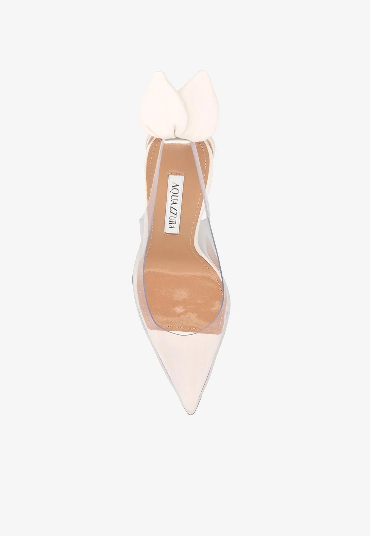 Aquazzura Bow Tie 105 PVC Pumps Women Shoes