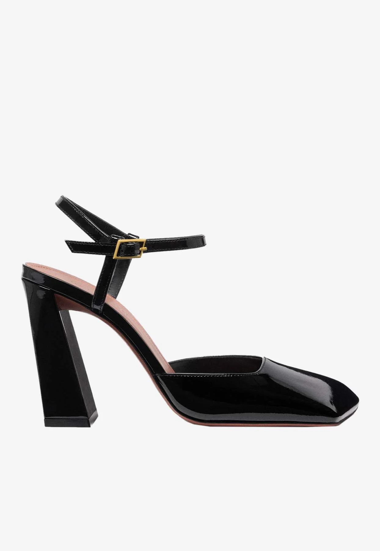 Amina Muaddi Charlotte 95 Pumps in Patent Leather Women Shoes