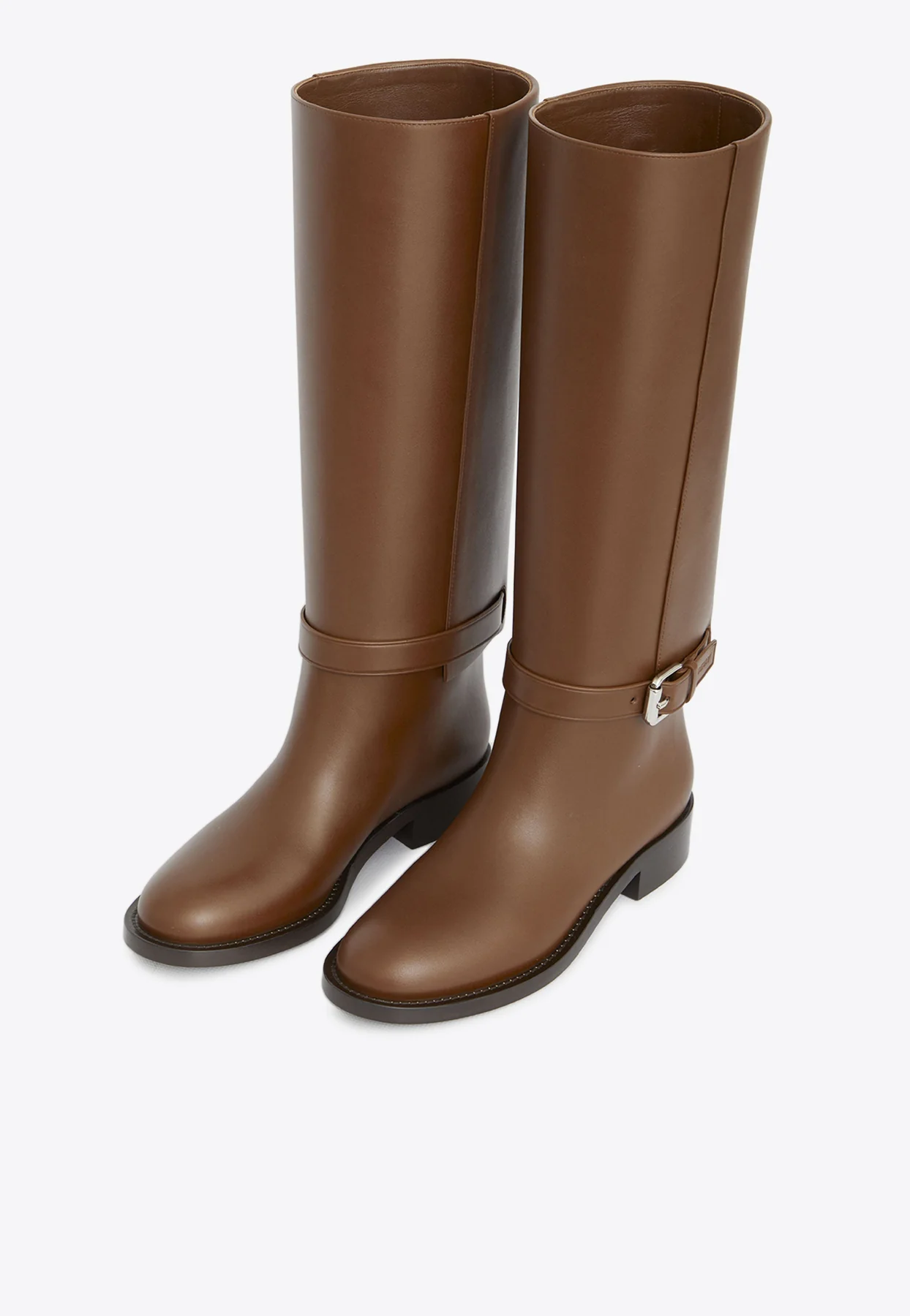 Burberry Emmett Knee-High Leather Boots