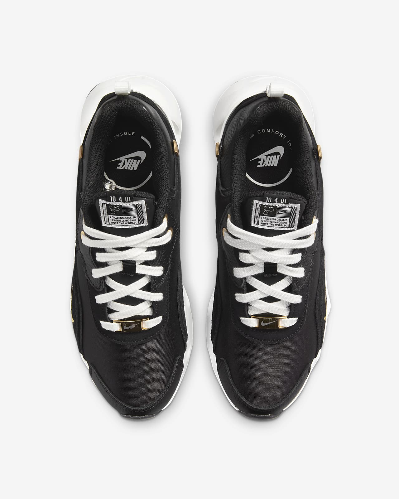 Réplica RYZ 365 “ Black Metallic Gold “ Nike Sneaker