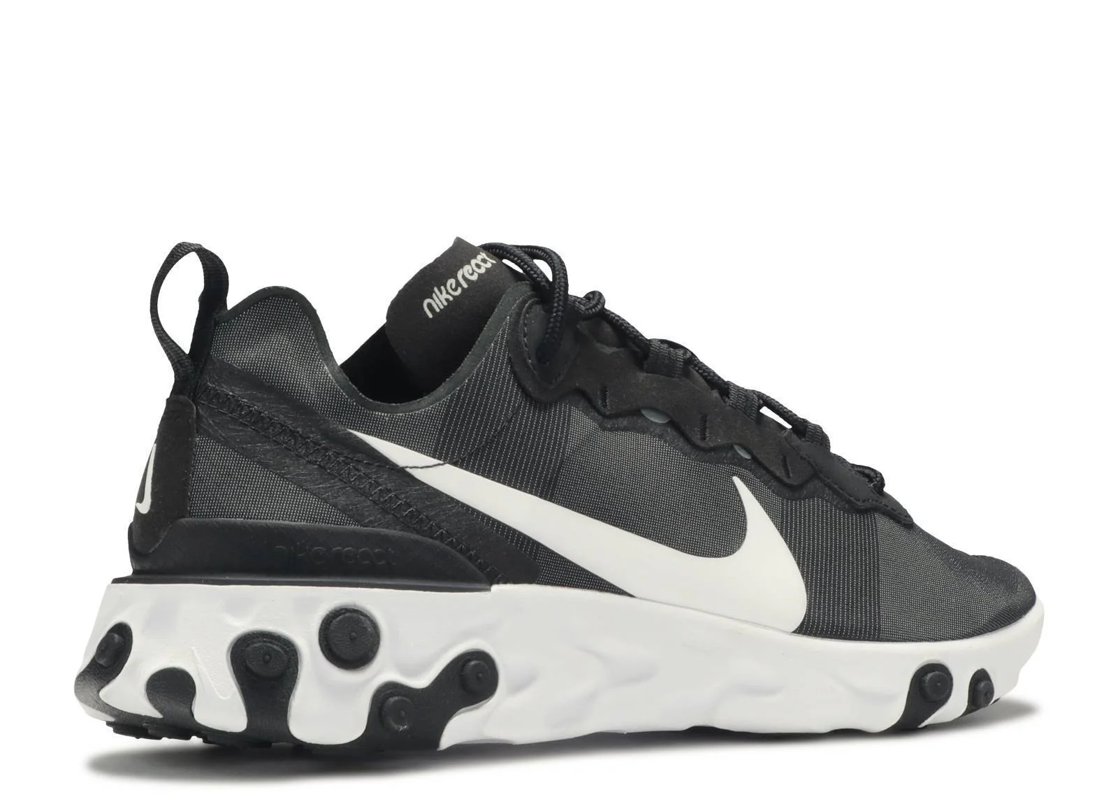Réplica REACT ELEMENT 55 BLACK WHITE Nike Sneaker
