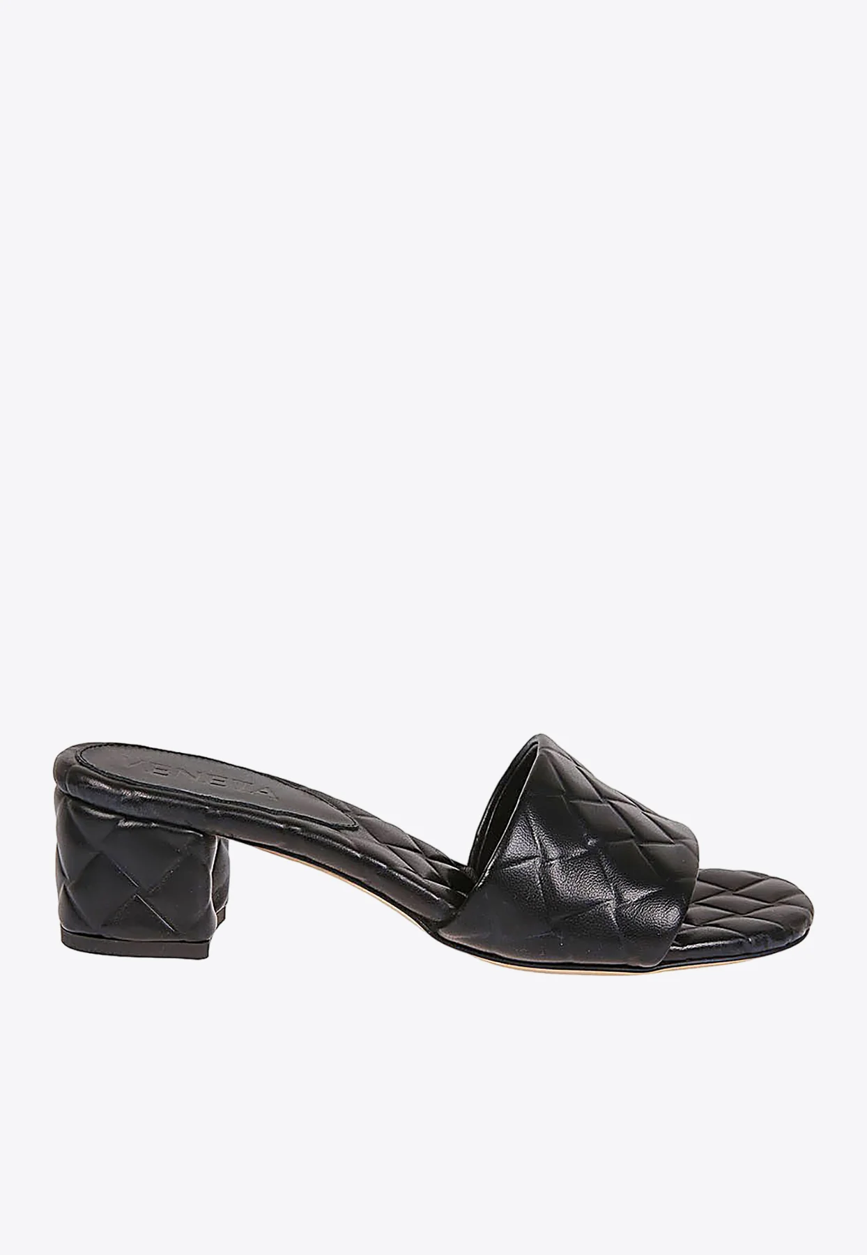 Bottega Veneta Amy 45 Intreccio Leather Mules