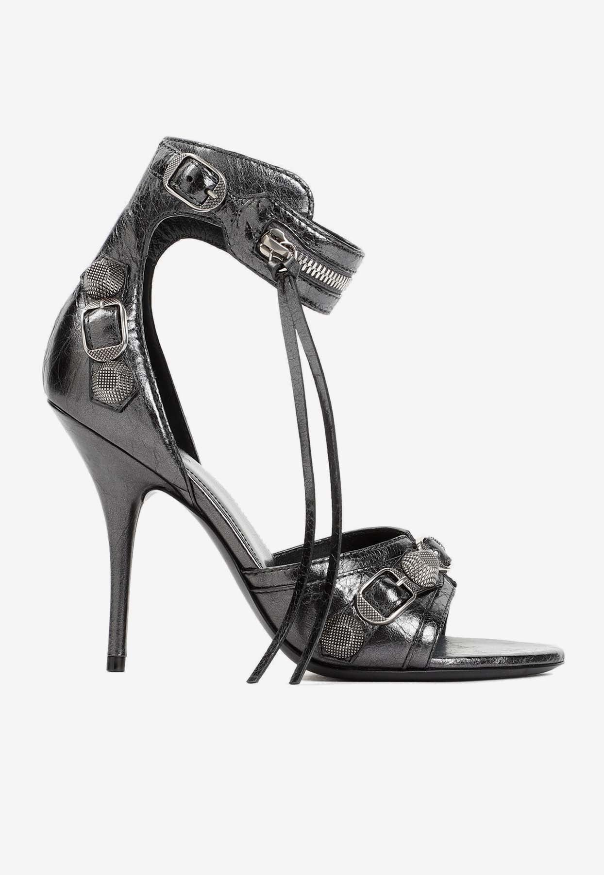Balenciaga Cagole H110 Leather Sandals