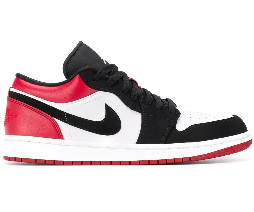 Réplica AIR JORDAN 1 low GS BLACK TOE Sneaker