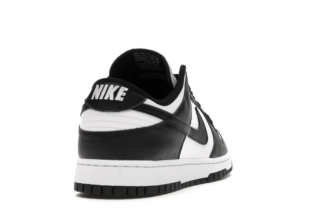 Réplica Dunk Low Retro White Black Nike Sneaker