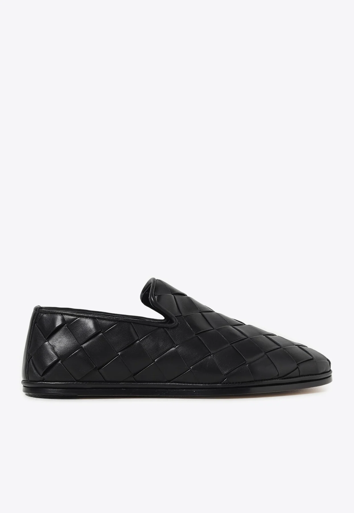 Bottega Veneta Sunday Intrecciato Leather Loafers