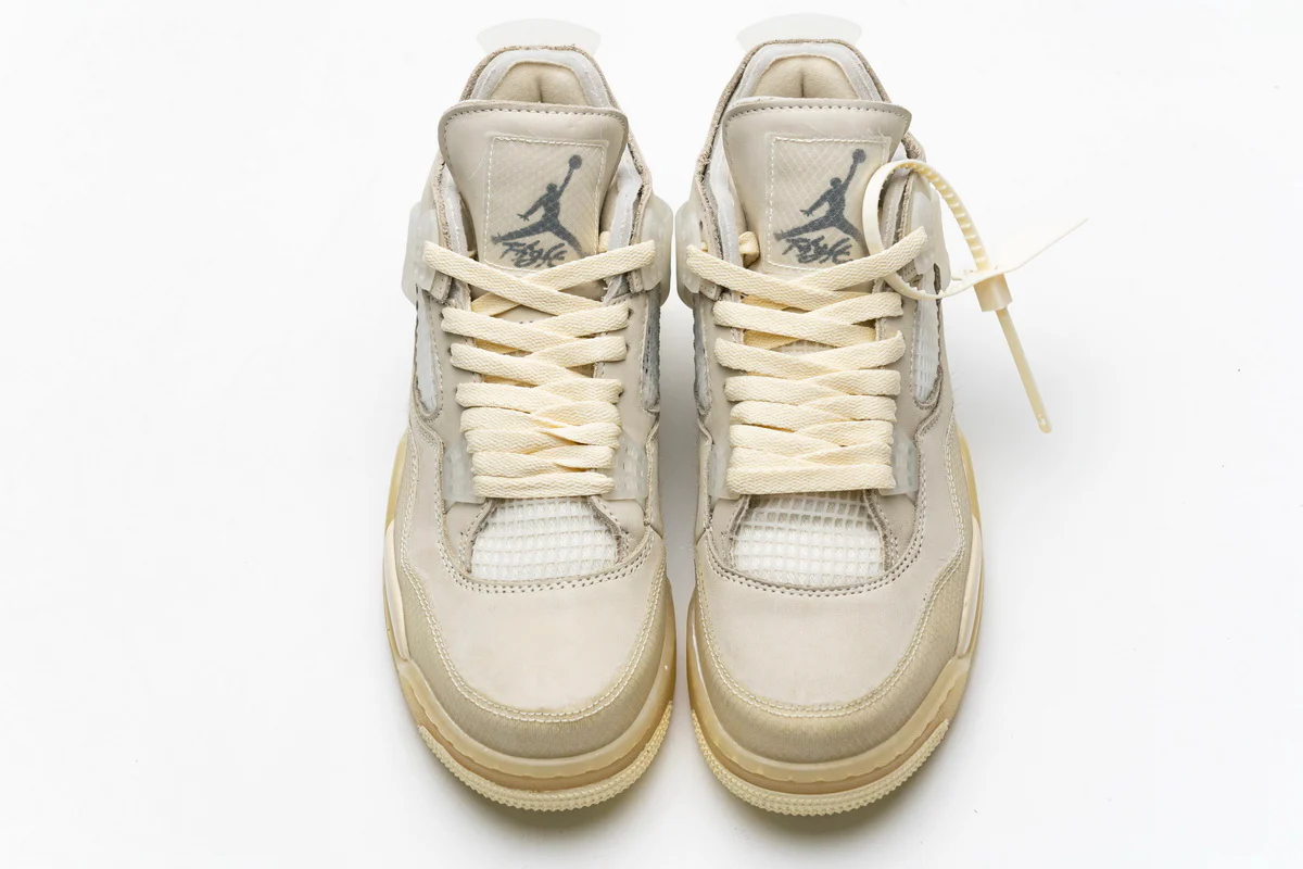 Réplica AIR JORDAN 4 x OFF WHITE “sail” Nike Sneaker