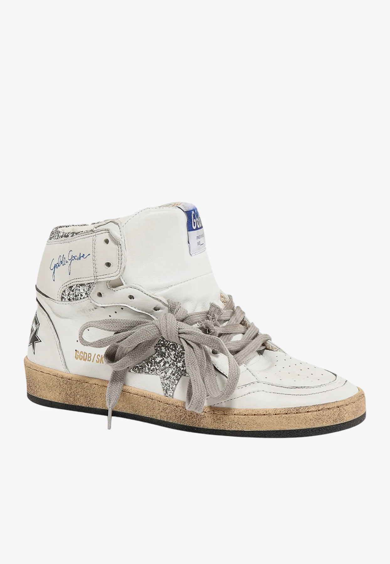 Golden Goose GGDB Sky-Star High-Top Leather Sneakers Women Men