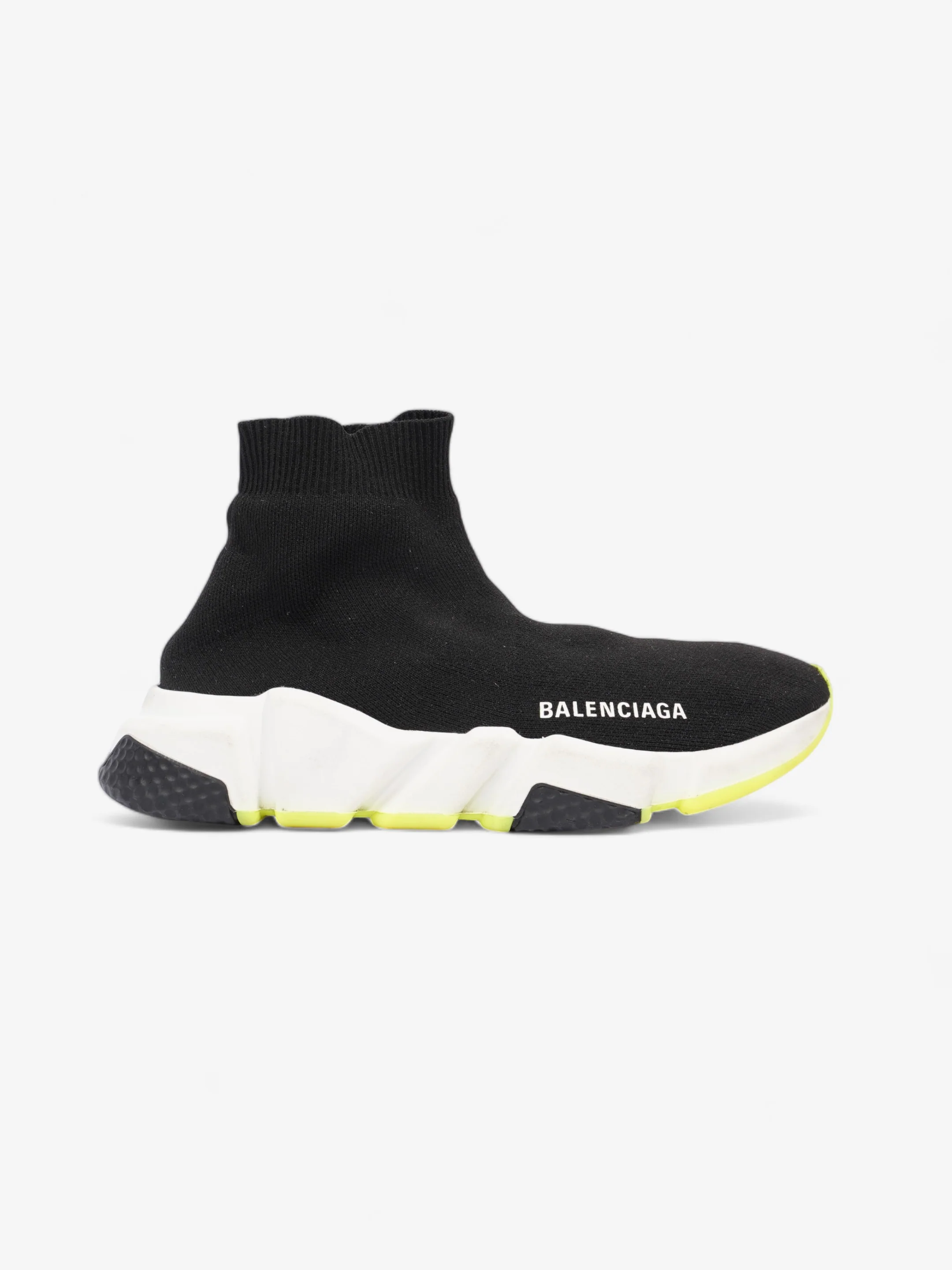 Balenciaga Speed Black / White / Yellow Cotton EU 36 UK 3