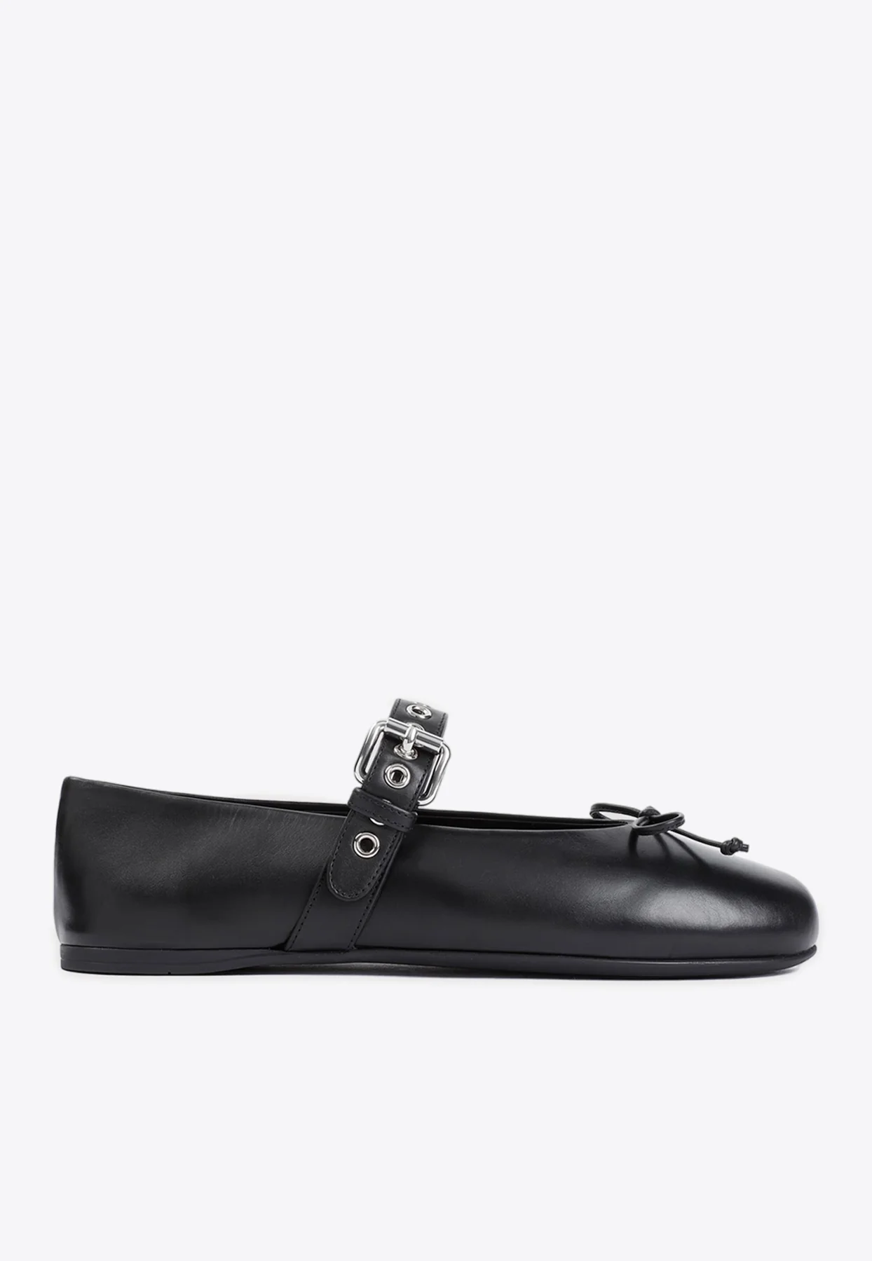 Miu Miu Leather Ballet Flats