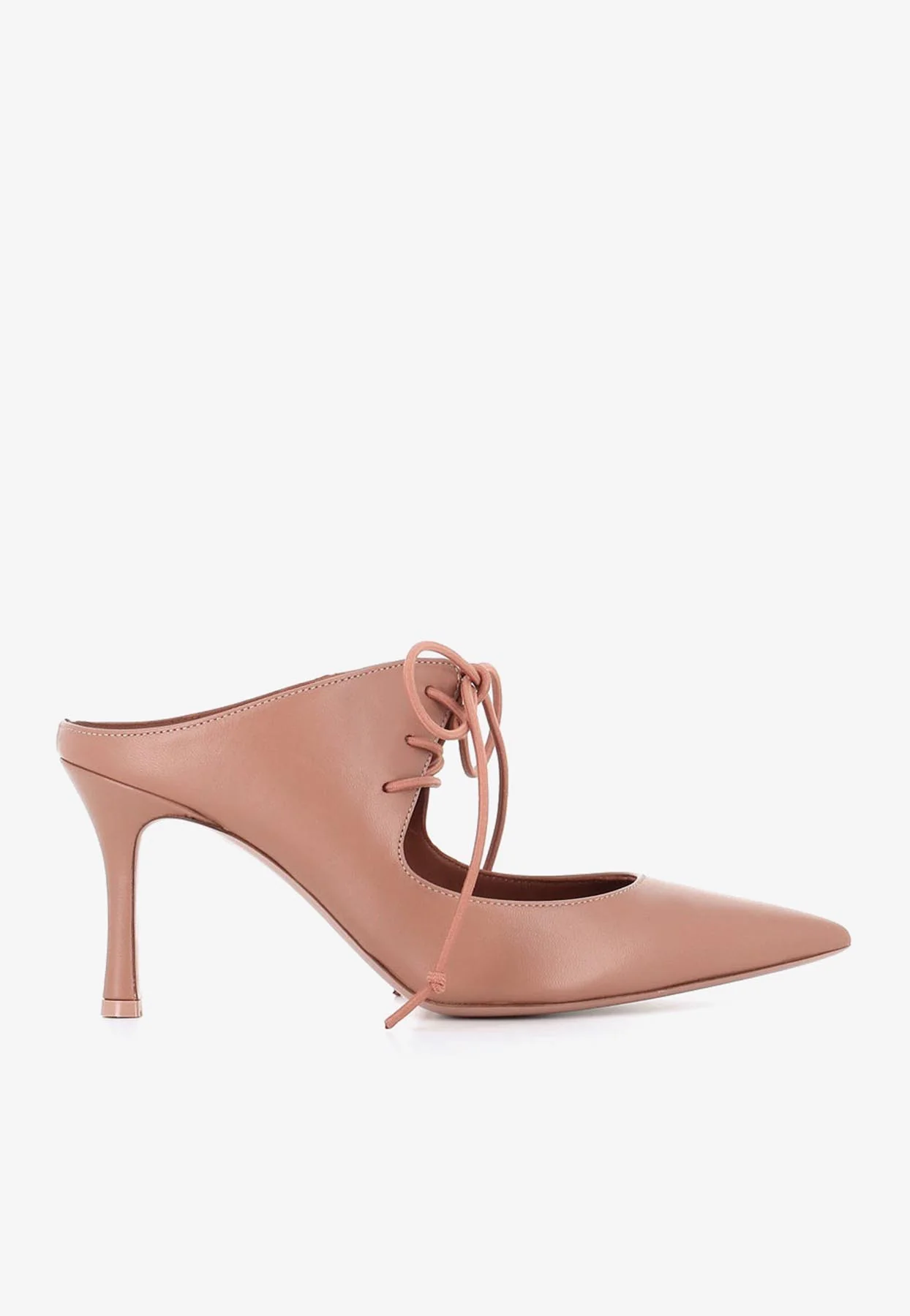 Malone Souliers Marcia 80 Lace-Up Leather Mules