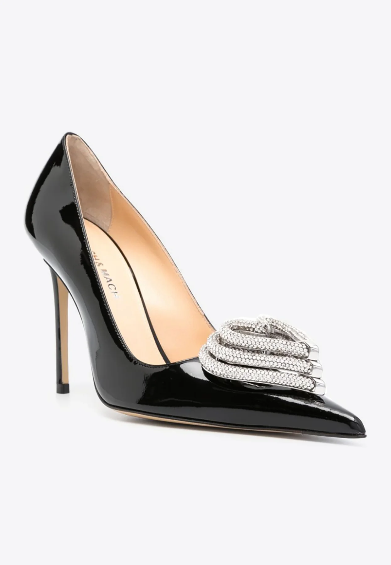 Mach and Mach 110 Triple Heart Pumps in Patent Leather