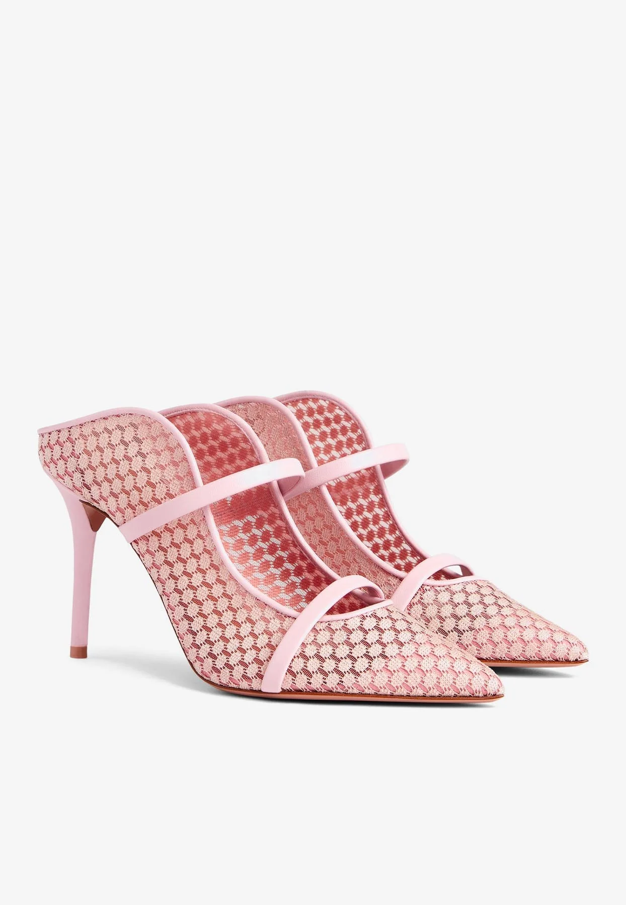 Malone Souliers Maureen 85 Lace Mesh Mules