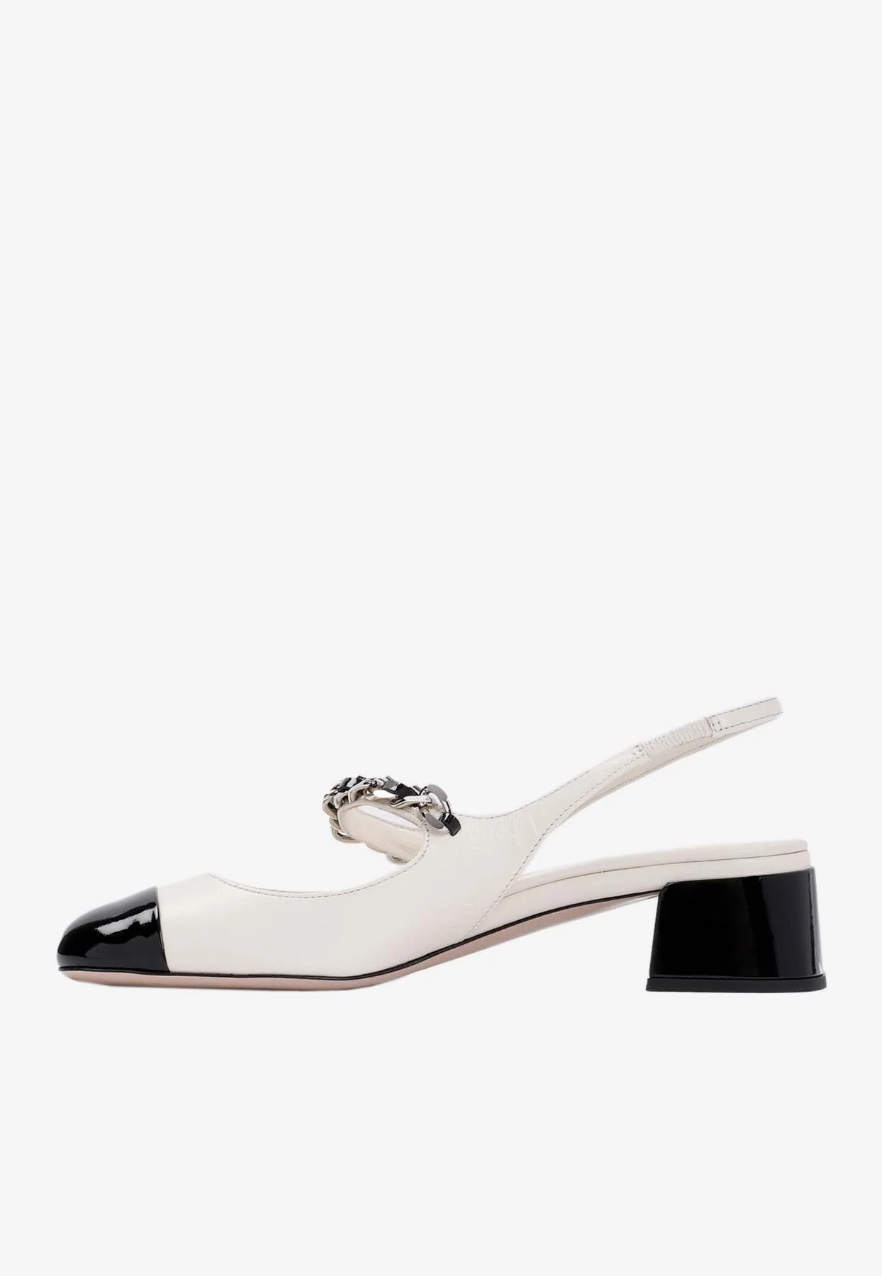 Miu Miu 40 Slingback Leather Pumps