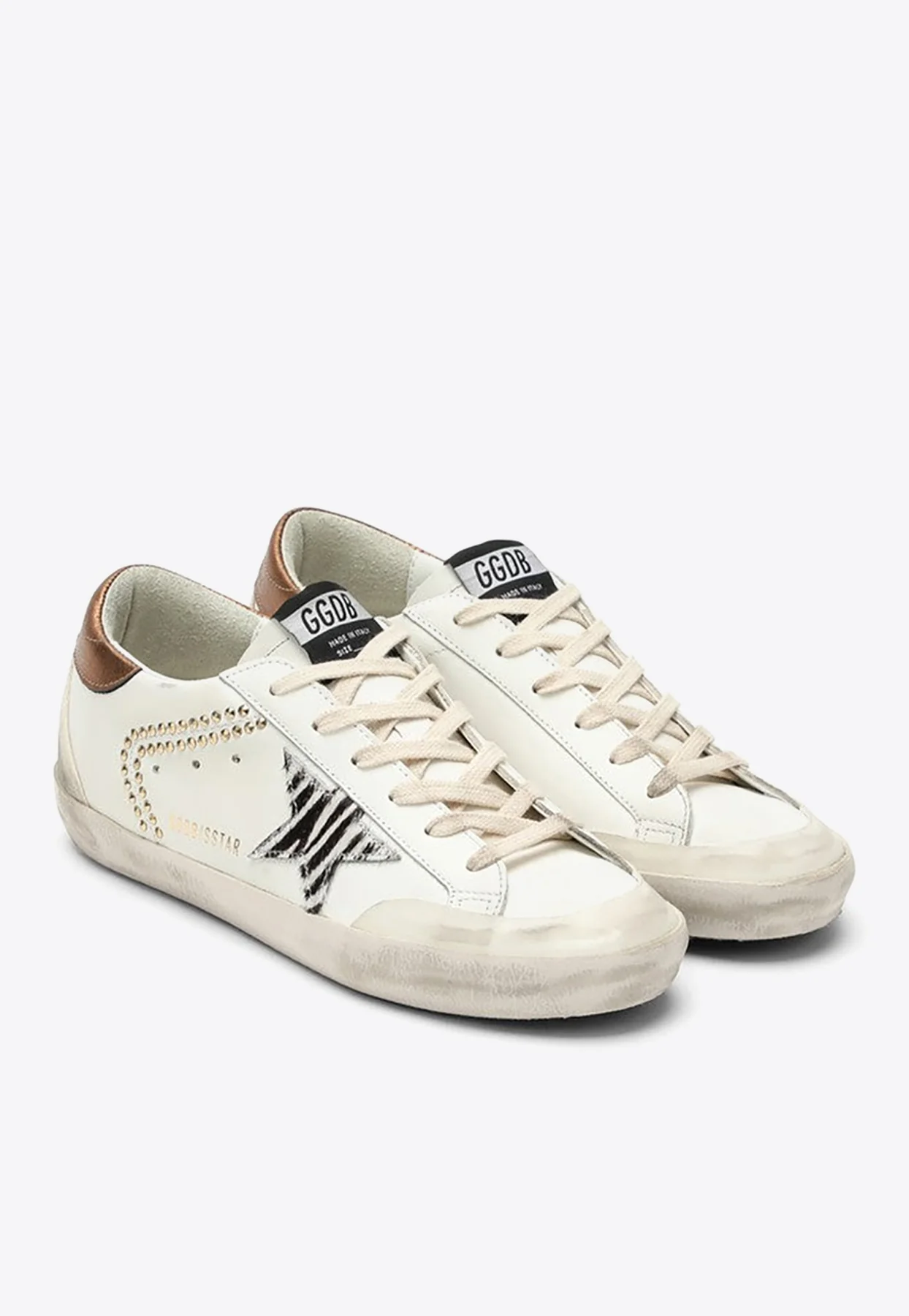 Golden Goose GGDB Super-Star Zebra Star Patch Sneakers Women Men