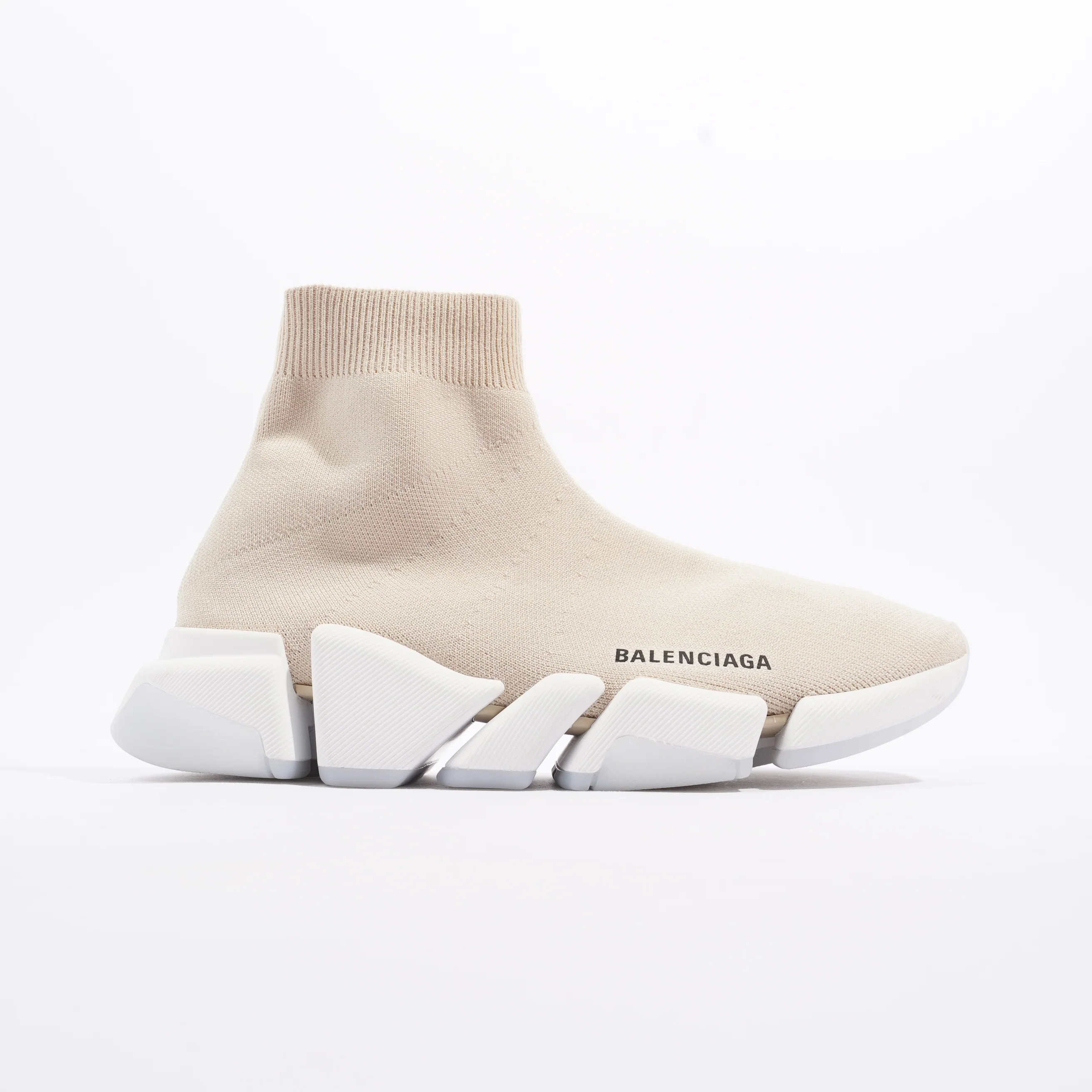 Balenciaga Speed 2.0 Beige Cotton EU 39 UK 6